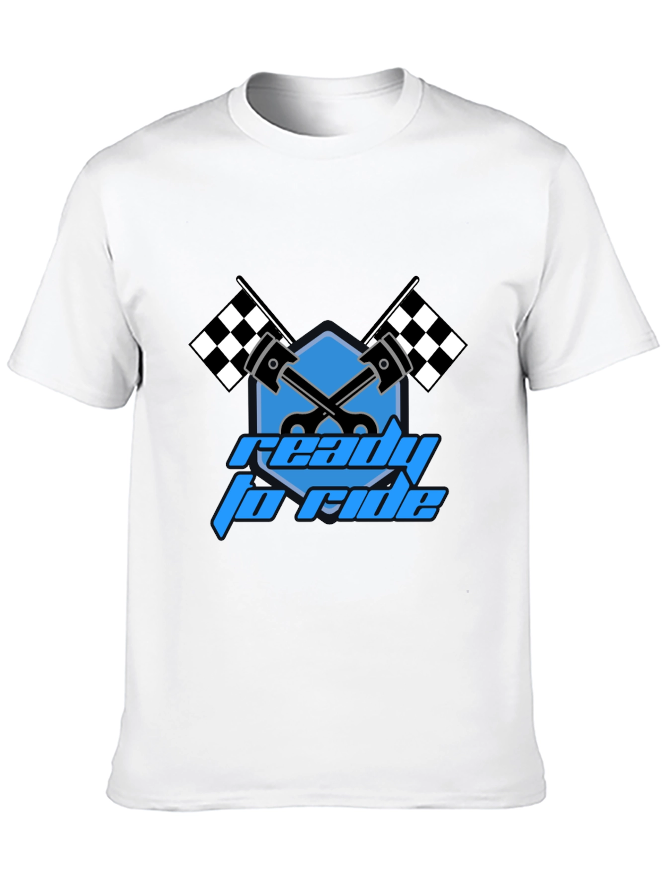 Ready to Ride Graphic T-Shirt - Black