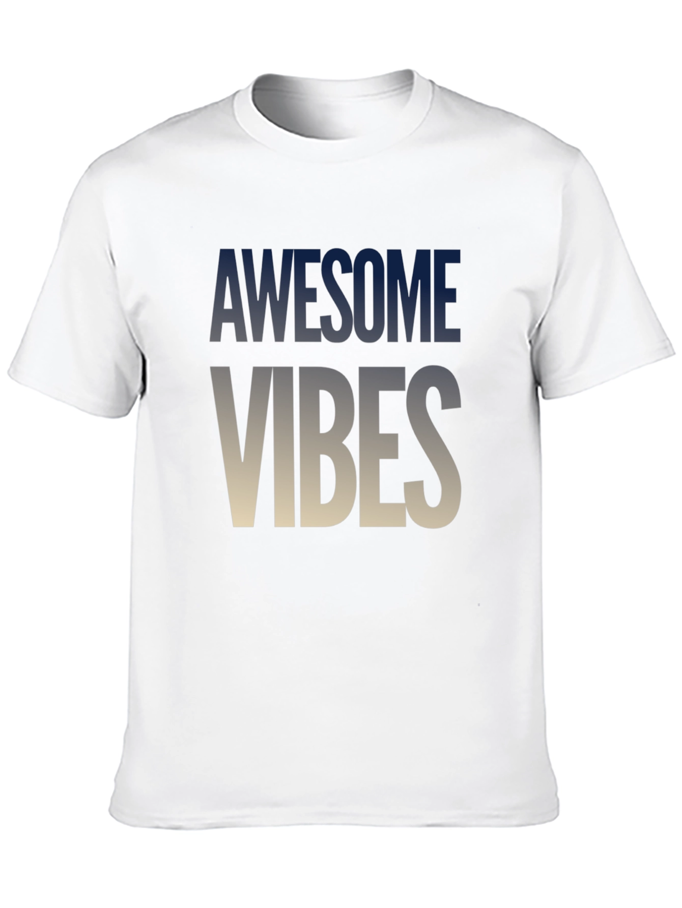 Awesome Vibes Graphic Tee - Cool Casual Style
