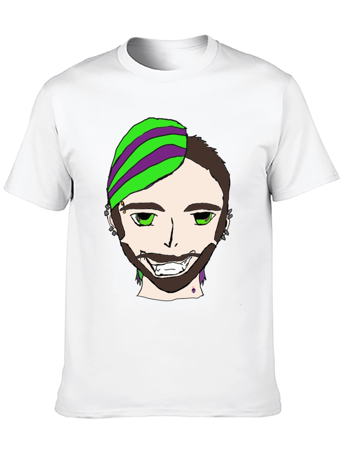 Unique Graphic Tee - Edgy Character Design