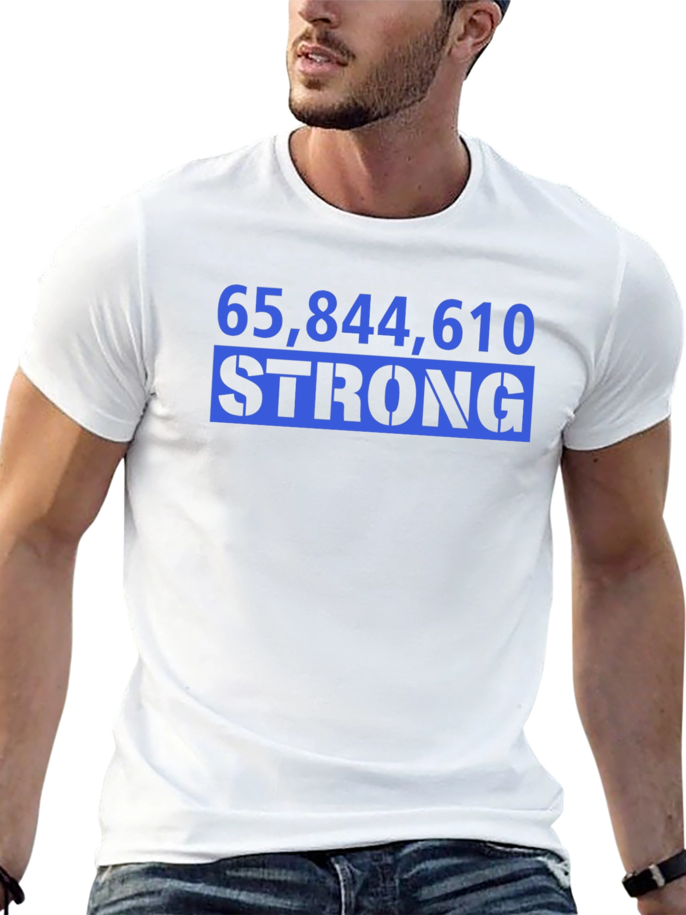 65844610 Strong Black Graphic T-Shirt