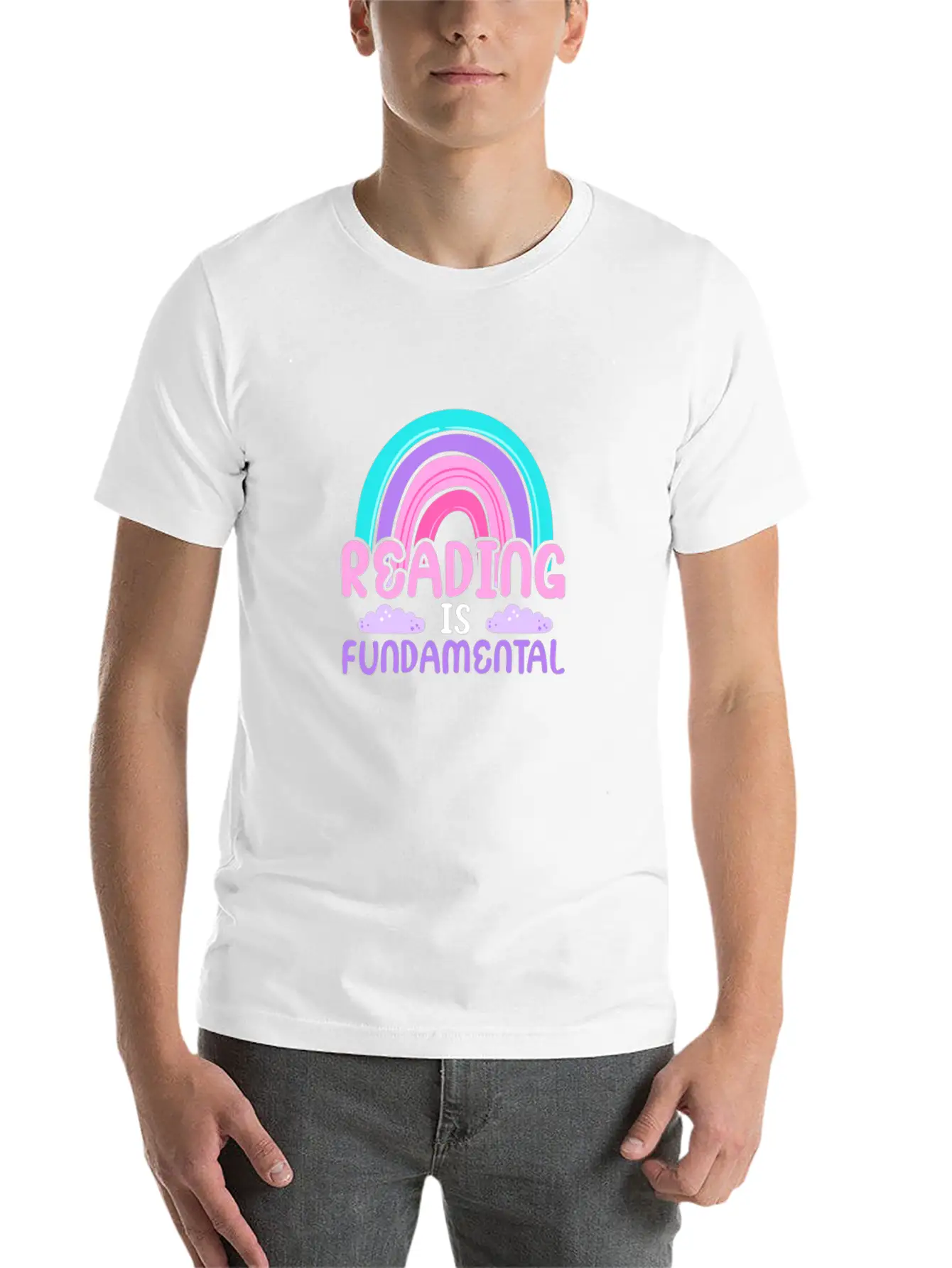 Reading Is Fundamental Lightweight Cotton T-Shirt – Daily Comfort Graphic Shirt