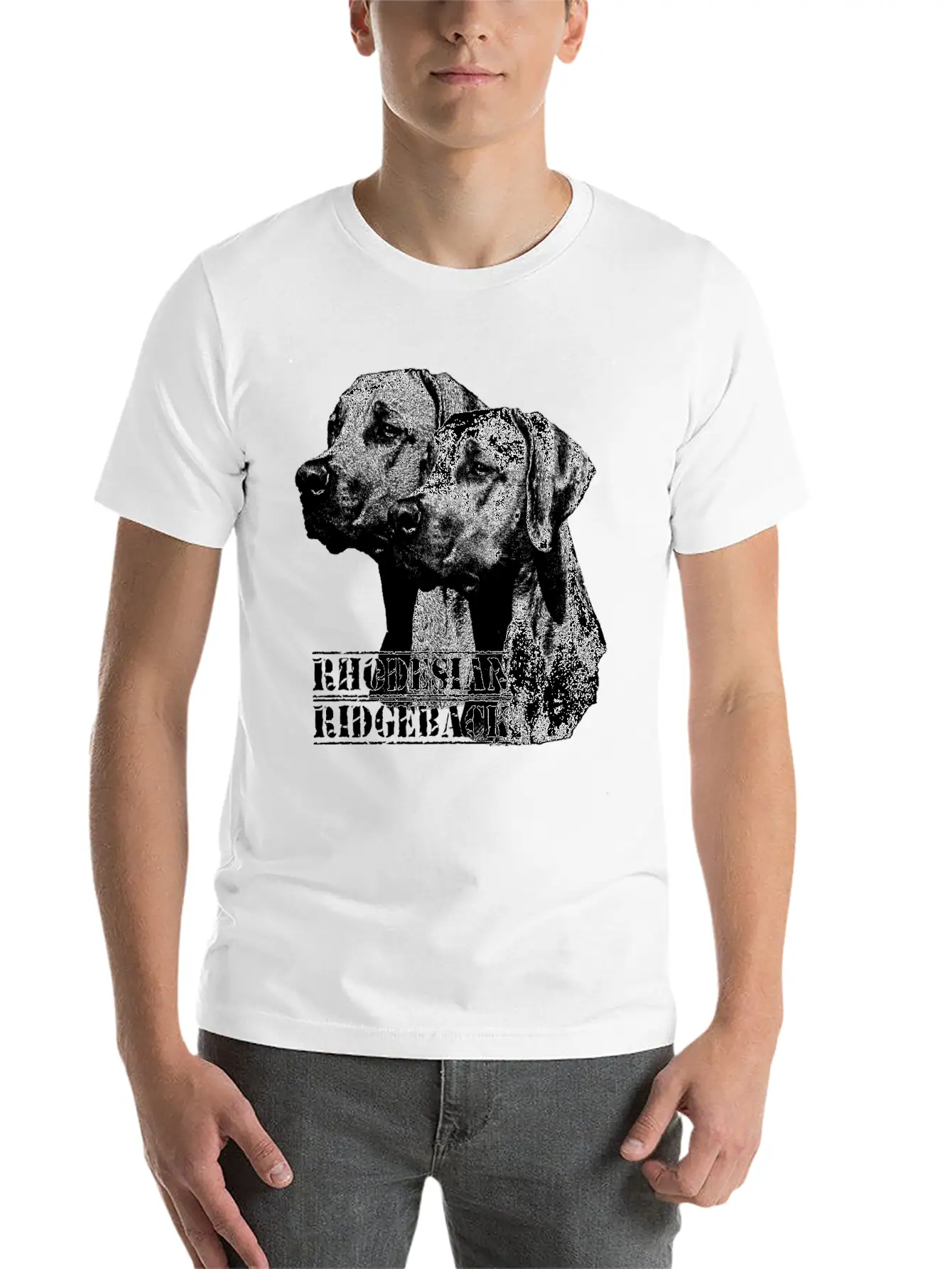 Ridgeback,Dog,Dogs,police Dog,dog Lovers,dogs,dog Lightweight Cotton T-Shirt – Daily Comfort Graphic Shirt
