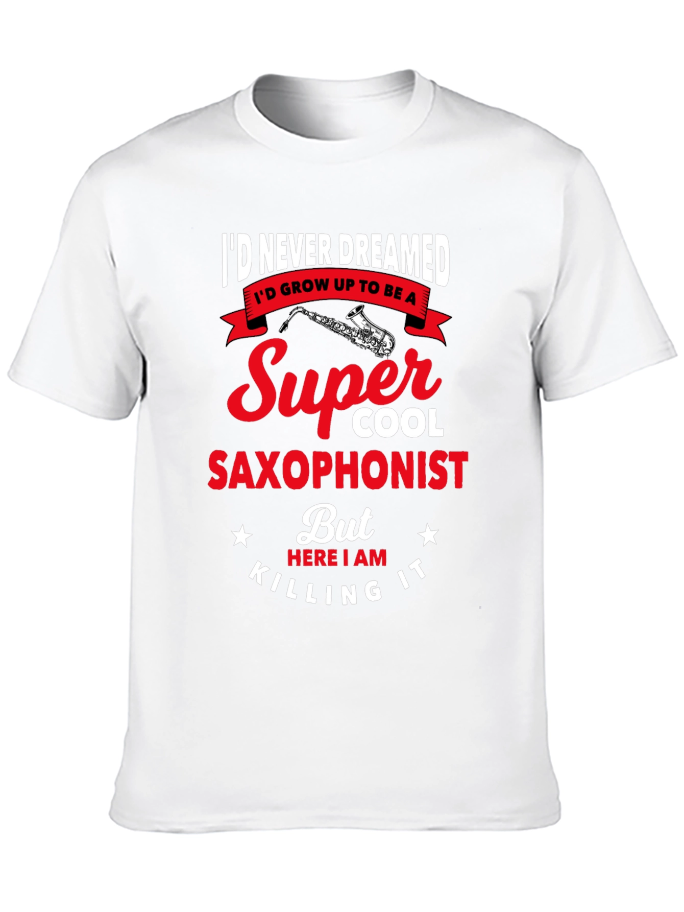 Super Cool Saxophonist Graphic Tee