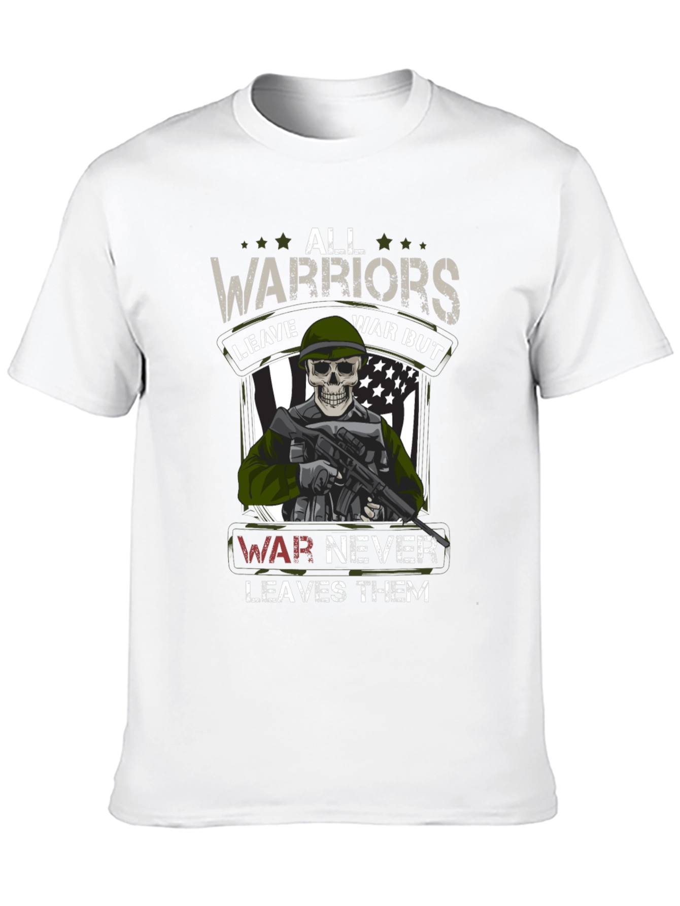 All Warriors Graphic Print T-Shirt