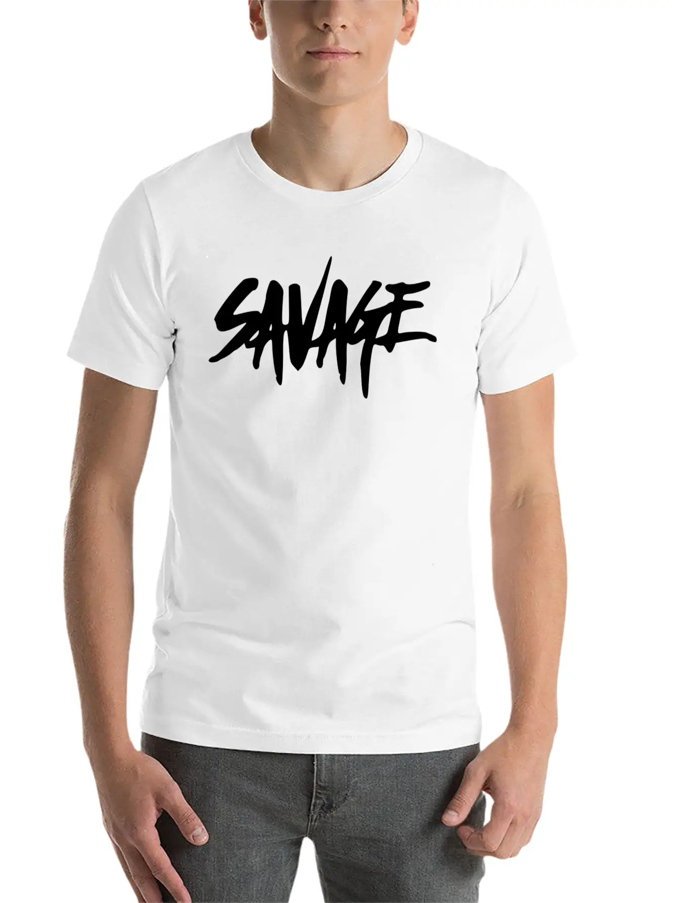 Savage Nation Lightweight Cotton T-Shirt – Daily Comfort Graphic Shirt