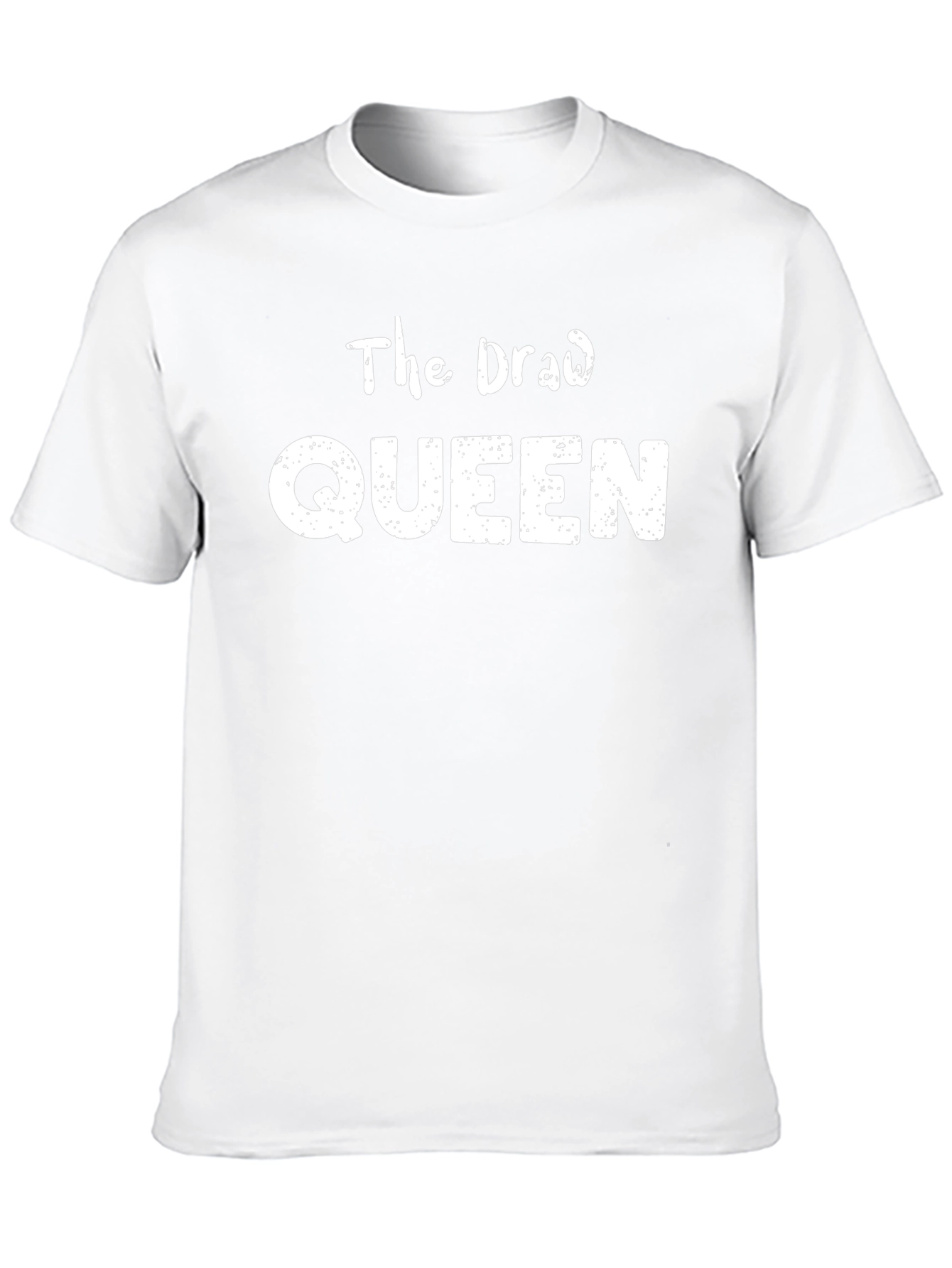 The Draw Queen Black Cotton Graphic Tee