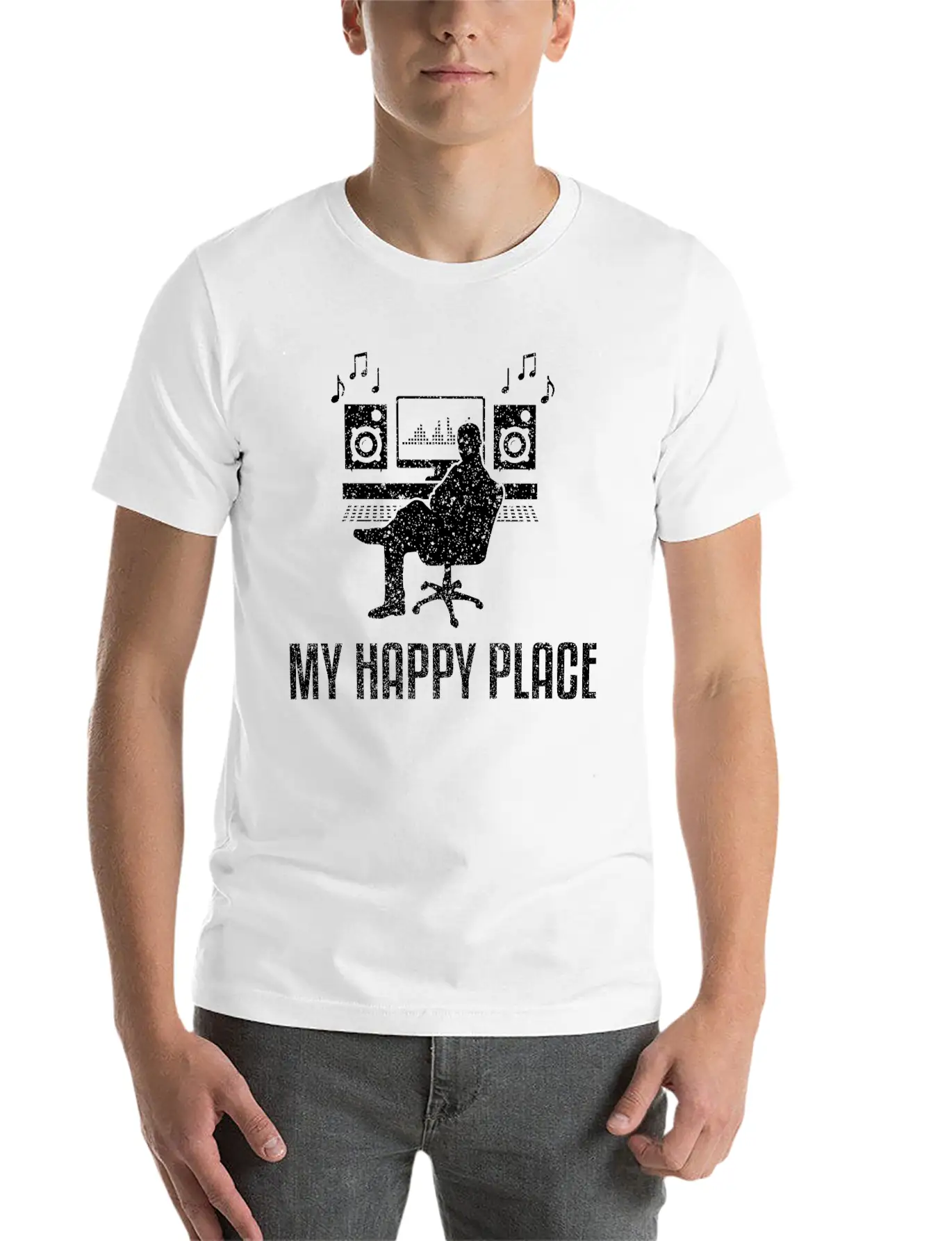Sound Audio Engineer Music Producer Lightweight Cotton T-Shirt – Daily Comfort Graphic Shirt