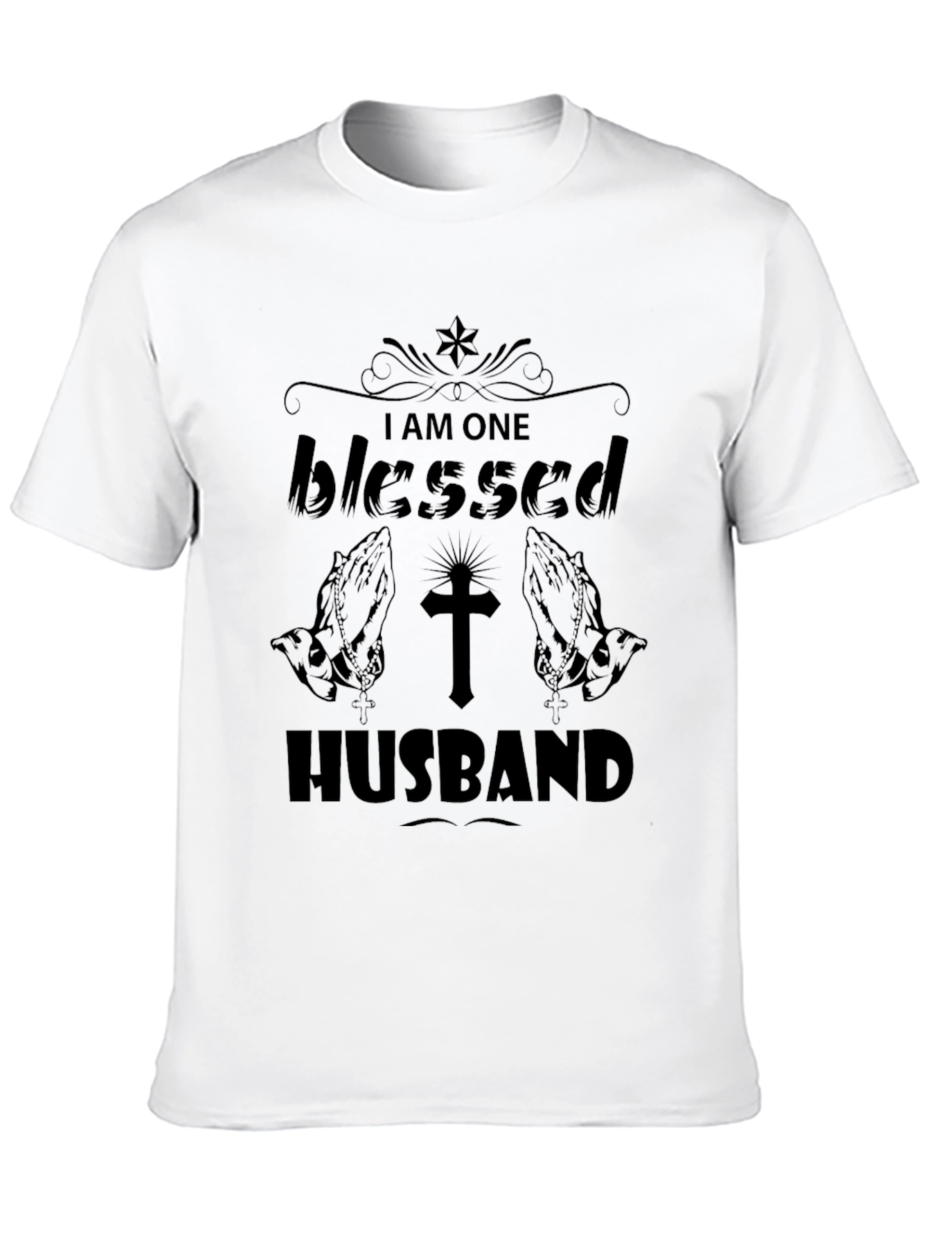 Blessed Husband T-Shirt - Christian Apparel