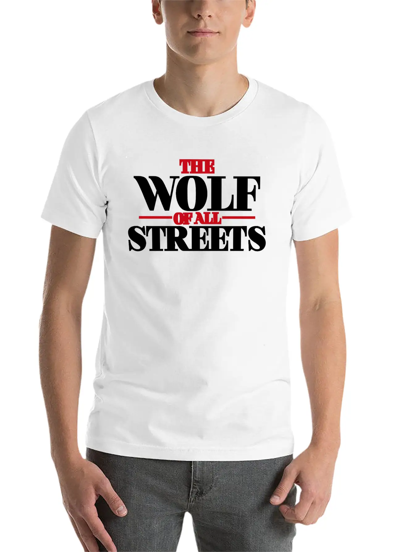 The Wolf Of All Streets Lightweight Cotton T-Shirt – Daily Comfort Graphic Shirt