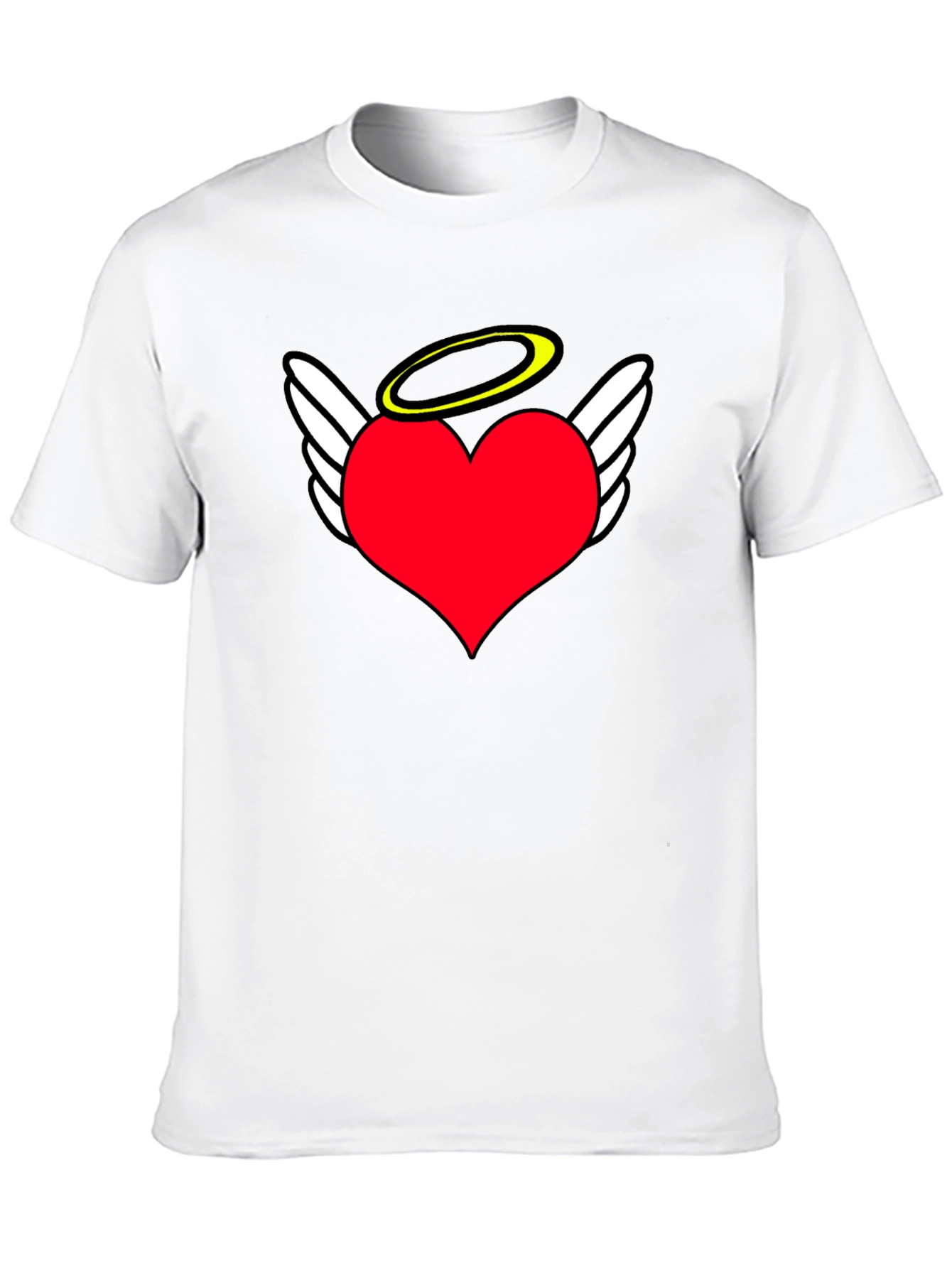 Angel Heart T-Shirt - Heavenly Love Design