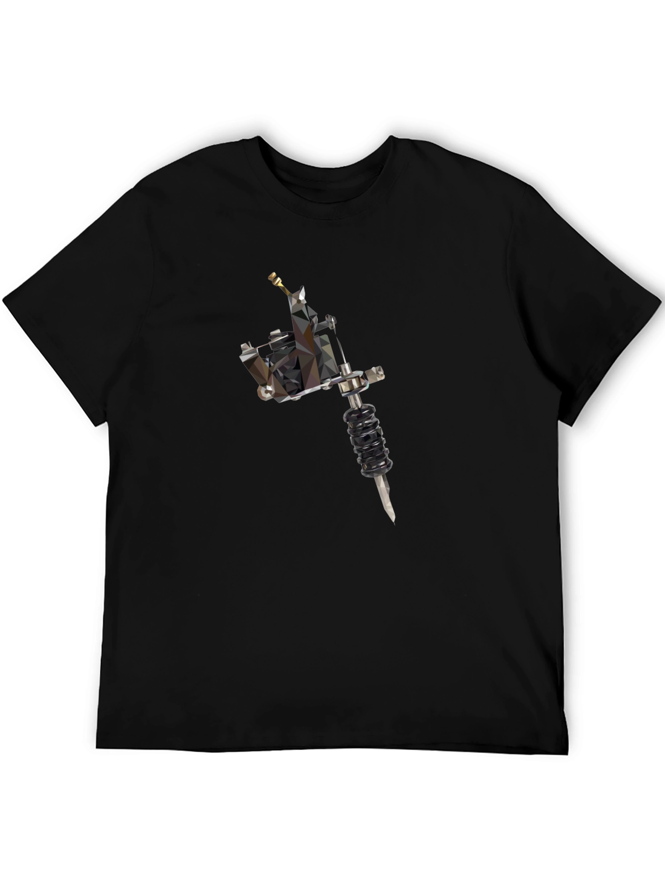 Tattoo Machine Graphic Tee - Black