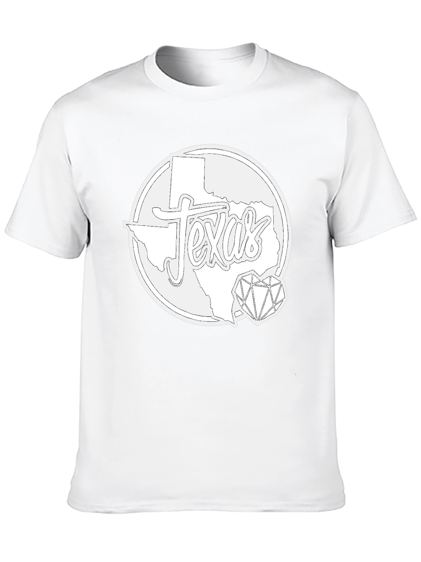 Texas State Pride Graphic Tee - Black Cotton T-Shirt