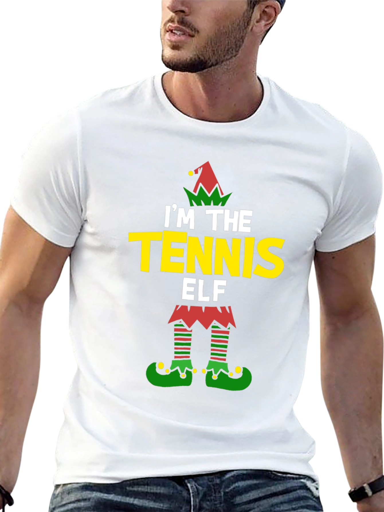 Tennis Elf Holiday T-Shirt