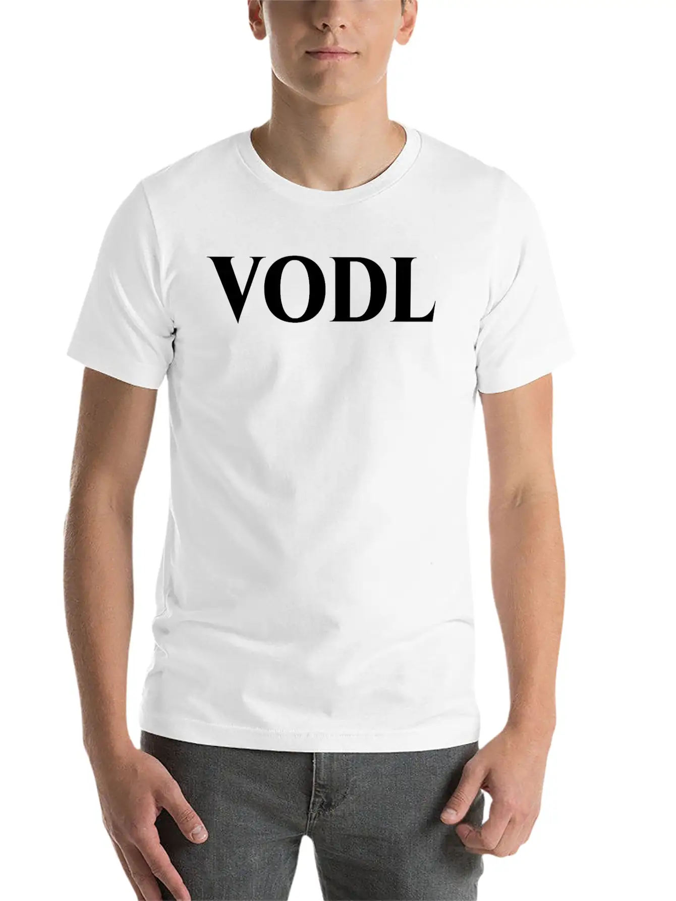 VODL Lightweight Cotton T-Shirt – Daily Comfort Graphic Shirt