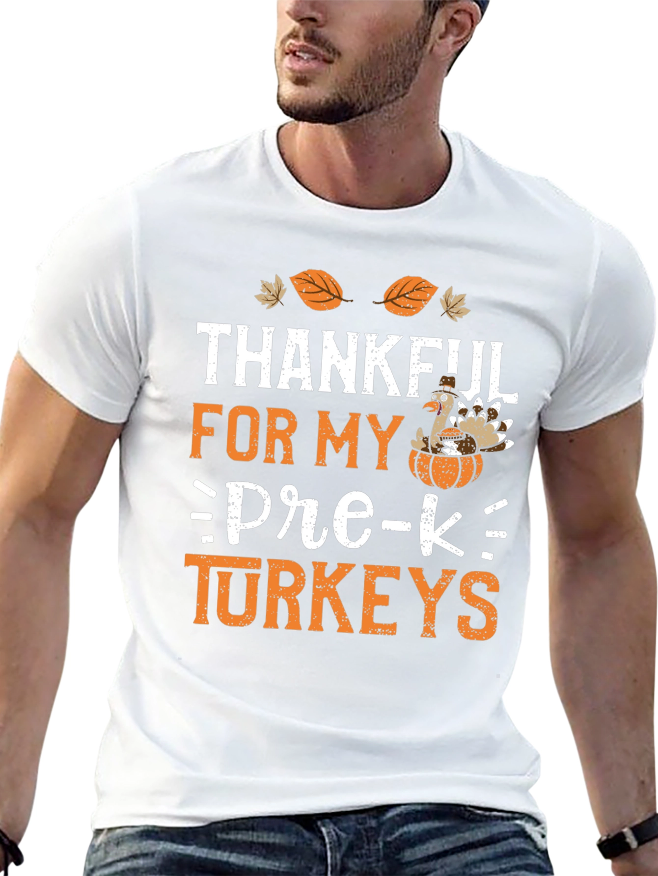Thankful for My Pre-K Turkeys Thanksgiving T-Shirt