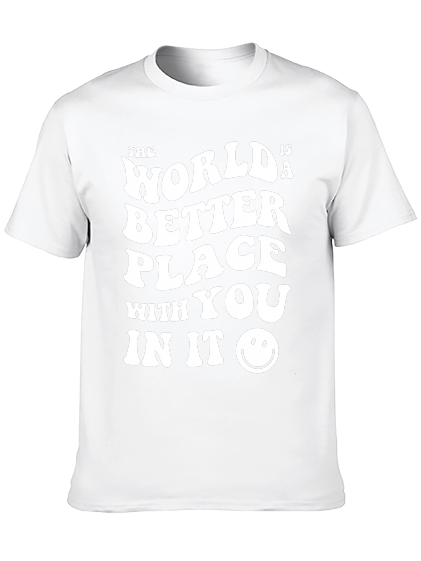 World Better With You Black Graphic Tee