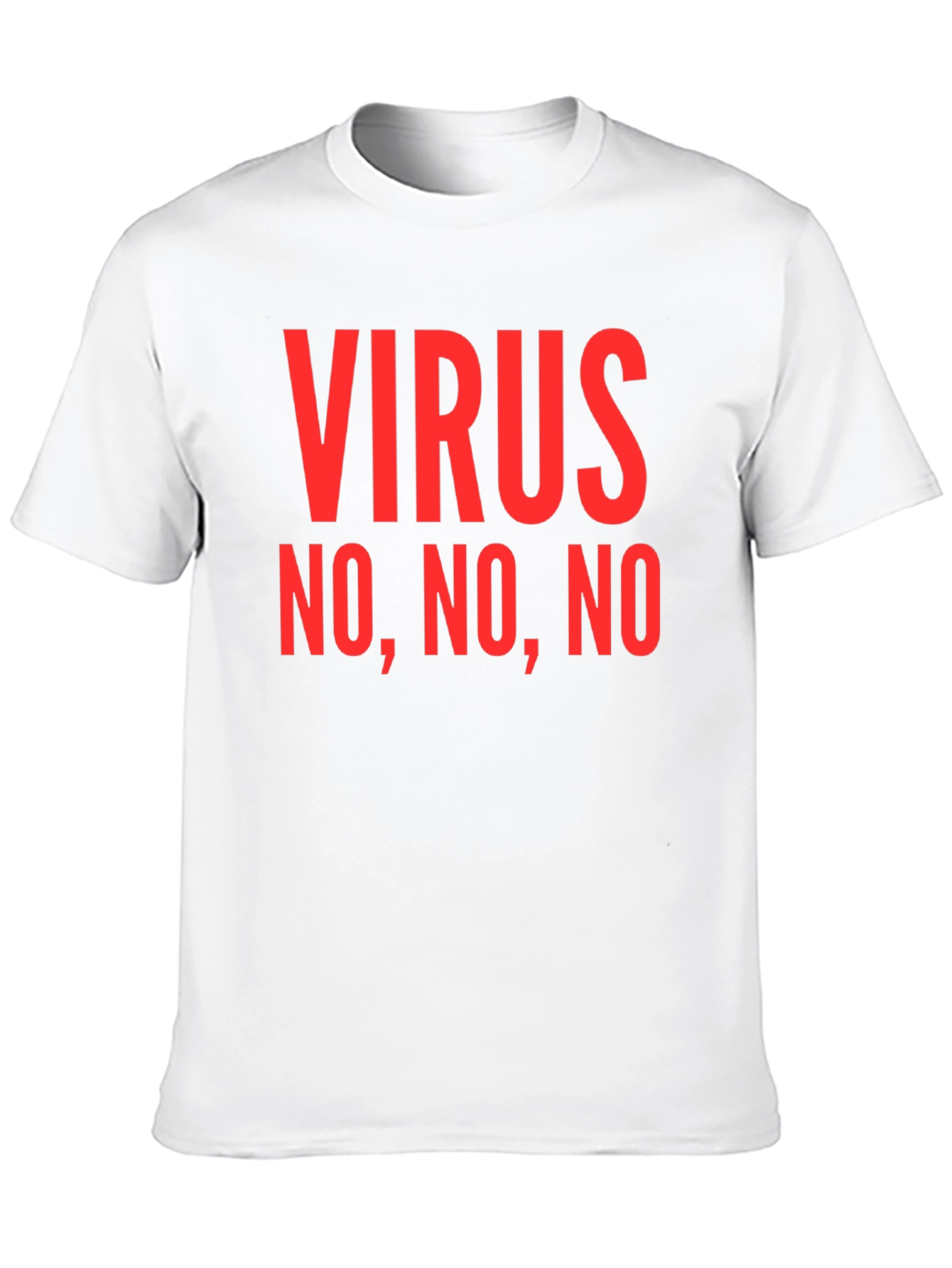 Virus No No No Graphic Tee - Black