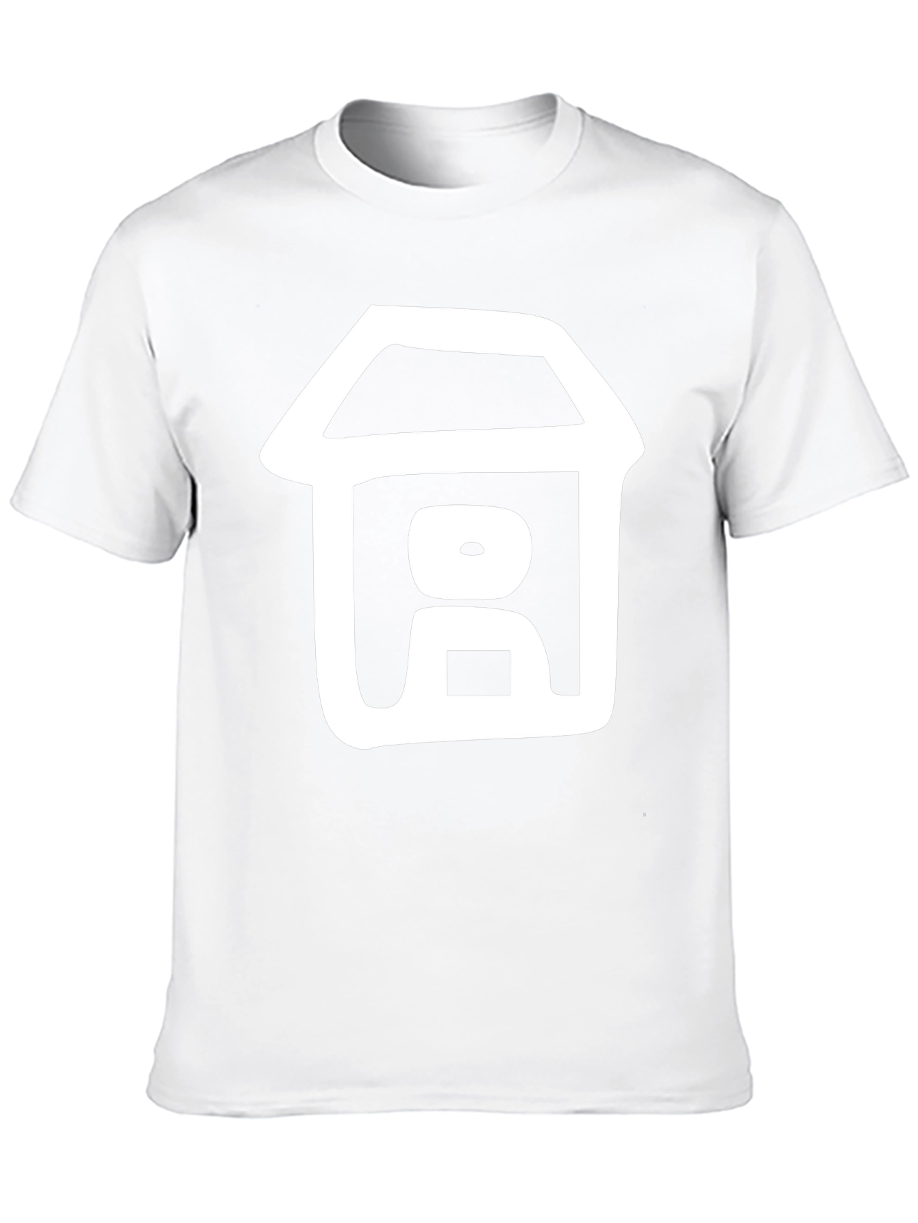Abstract House Graphic Tee - Stylish Comfort