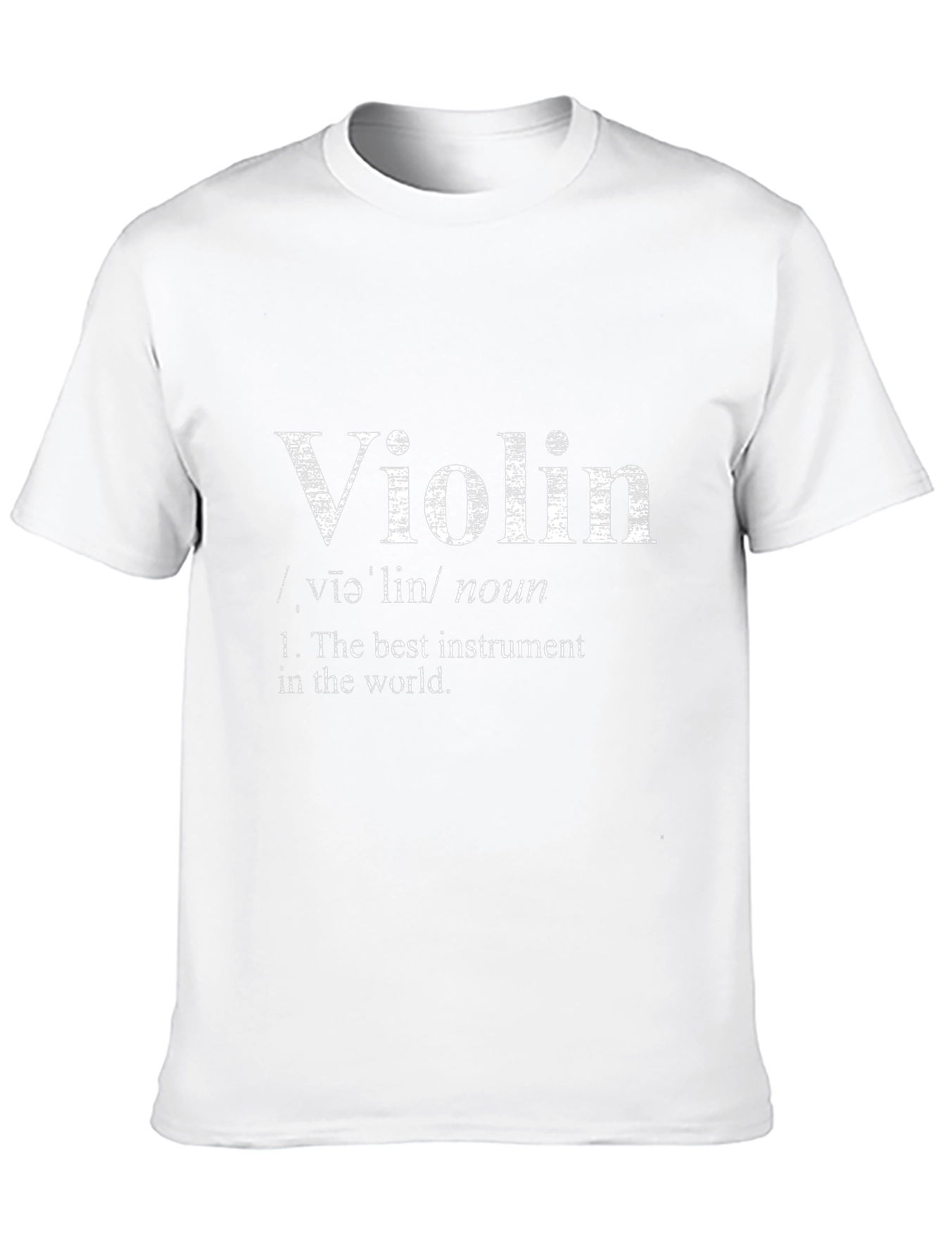 Violin Definition Black T-Shirt - Music Lover Tee