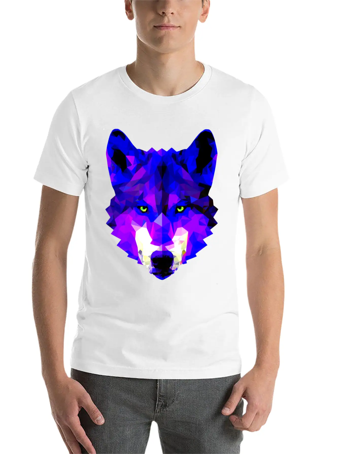 Wolf Lightweight Cotton T-Shirt – Daily Comfort Graphic Shirt