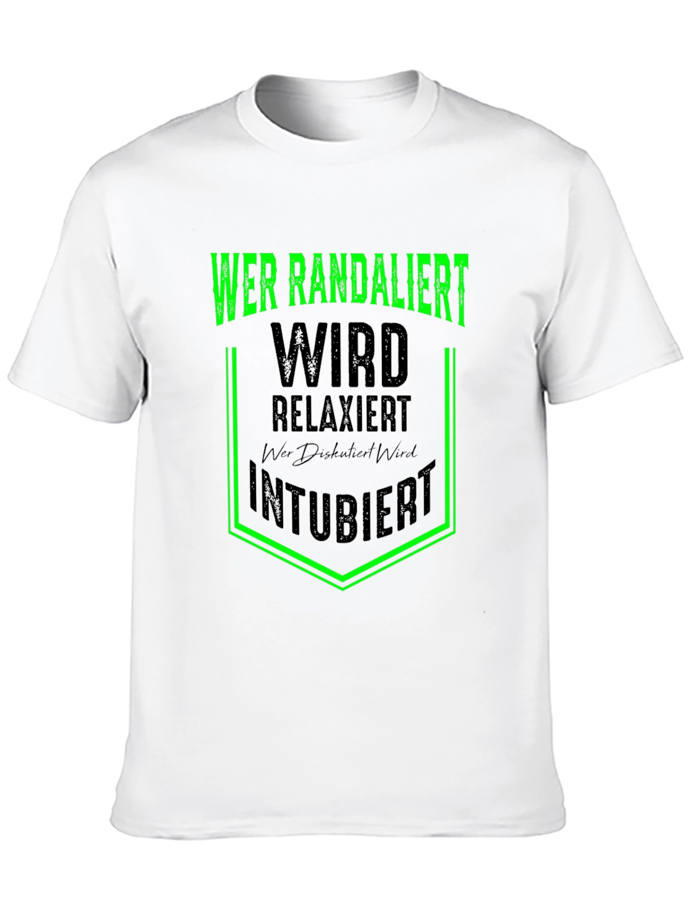 Wer Randaliert Funny German T-Shirt