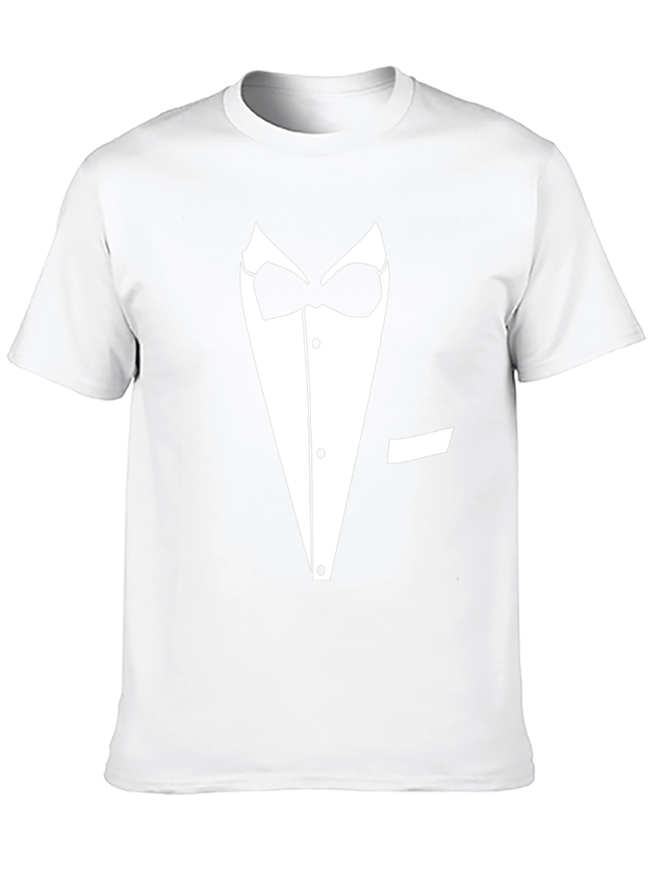 Tuxedo Graphic Tee - Classic Formal Design