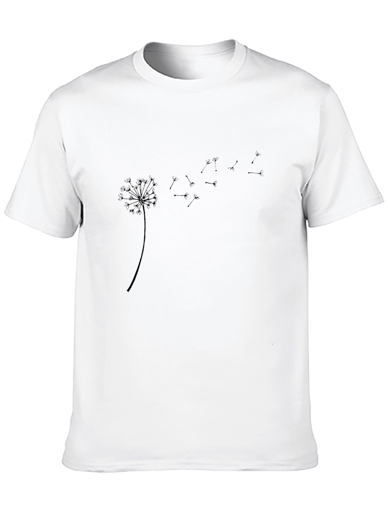 Black Dandelion Graphic T-Shirt