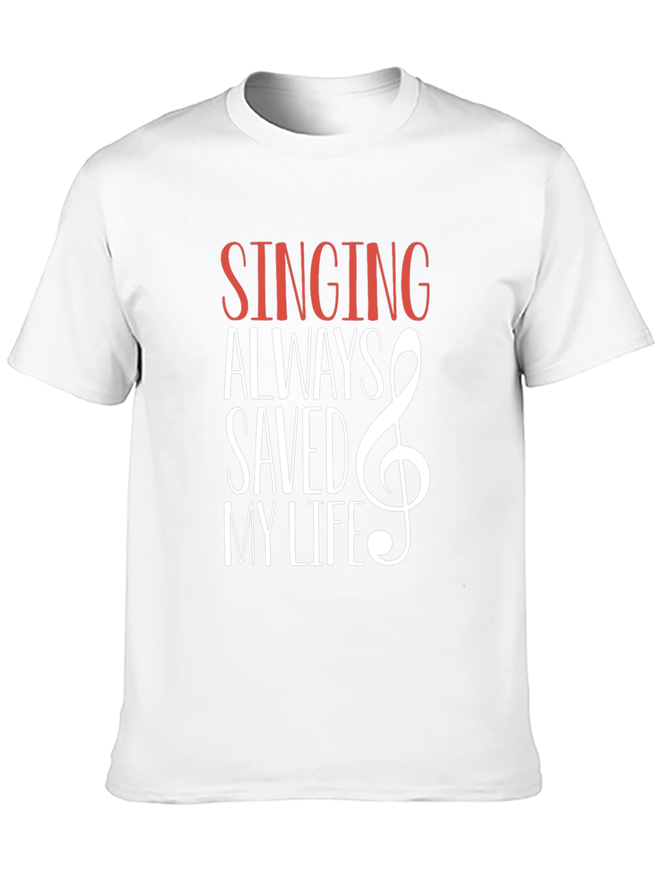 Singing Saved My Life Graphic Tee - Black T-Shirt