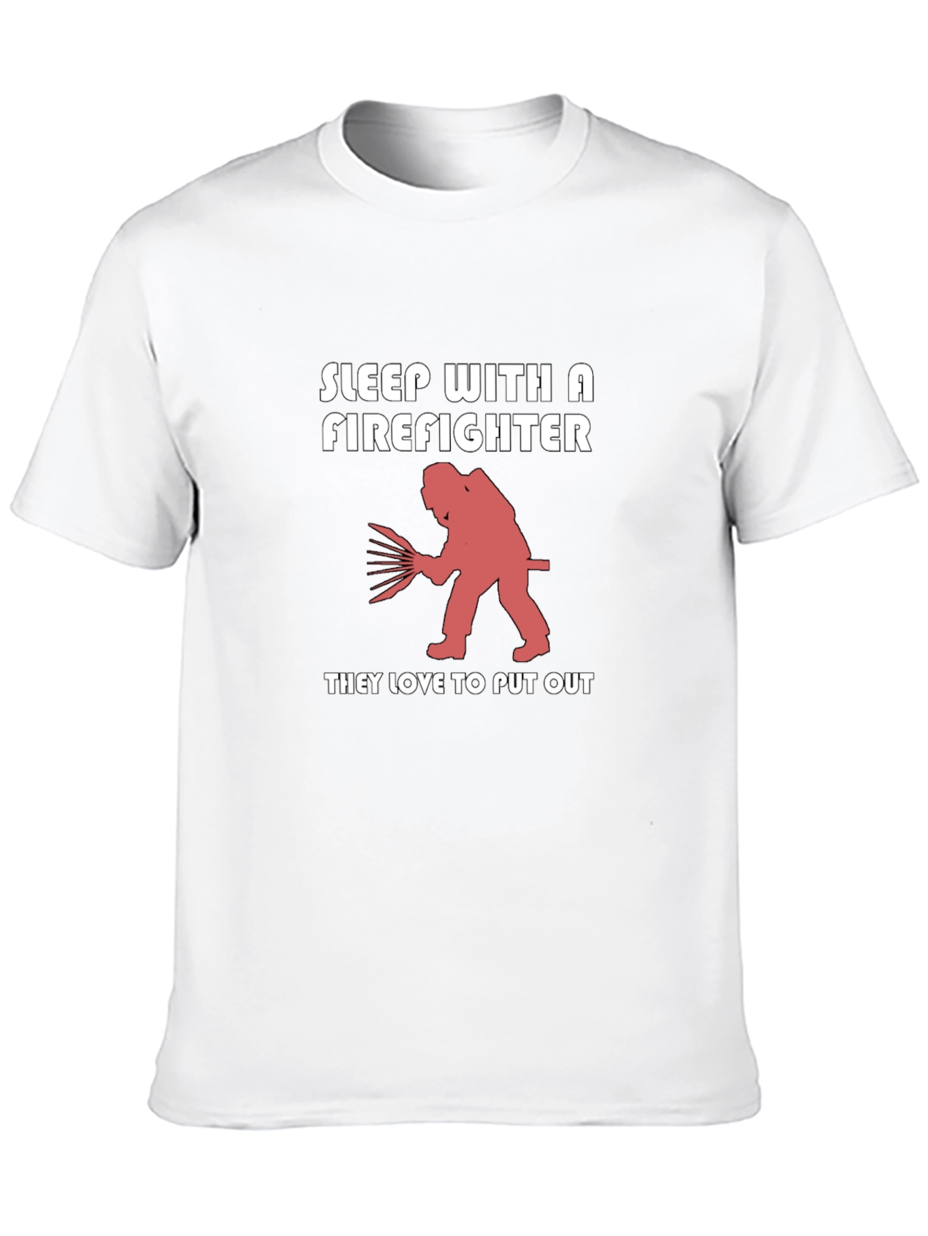 Sleep With Firefighter Graphic Tee