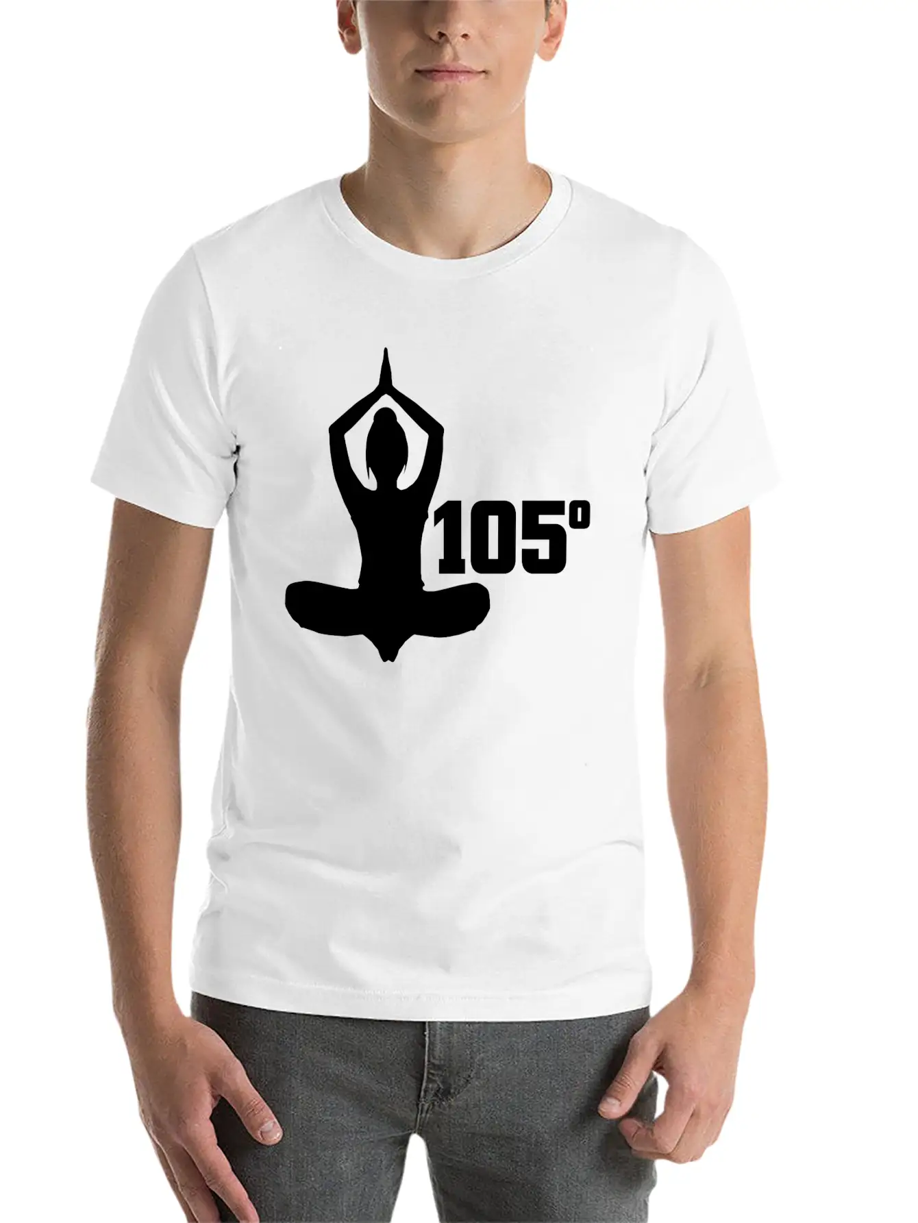 Yoga - 105 Degrees Lightweight Cotton T-Shirt – Daily Comfort Graphic Shirt