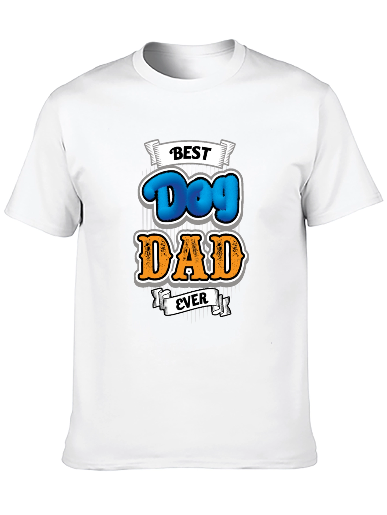 Best Dog Dad Ever T-Shirt Fathers Day Gift