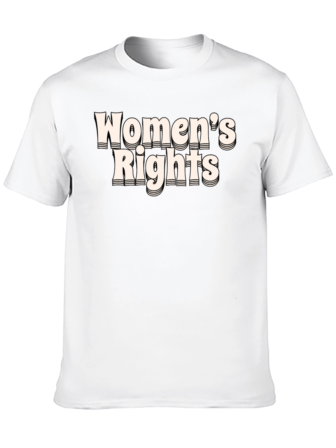 Womens Rights Graphic Tee - Black Activist T-Shirt