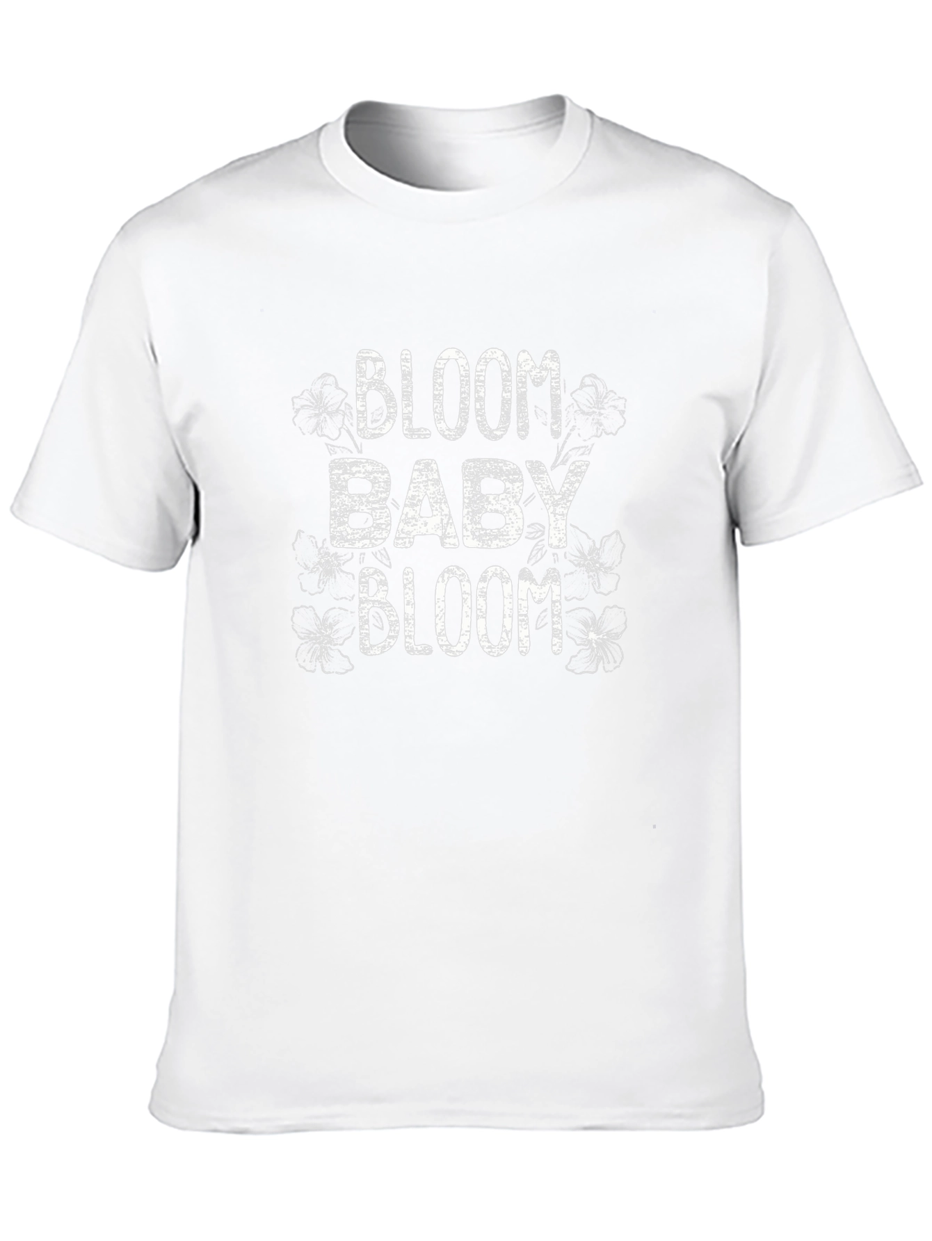 Bloom Baby Bloom Graphic Tee - Black Cotton T-Shirt