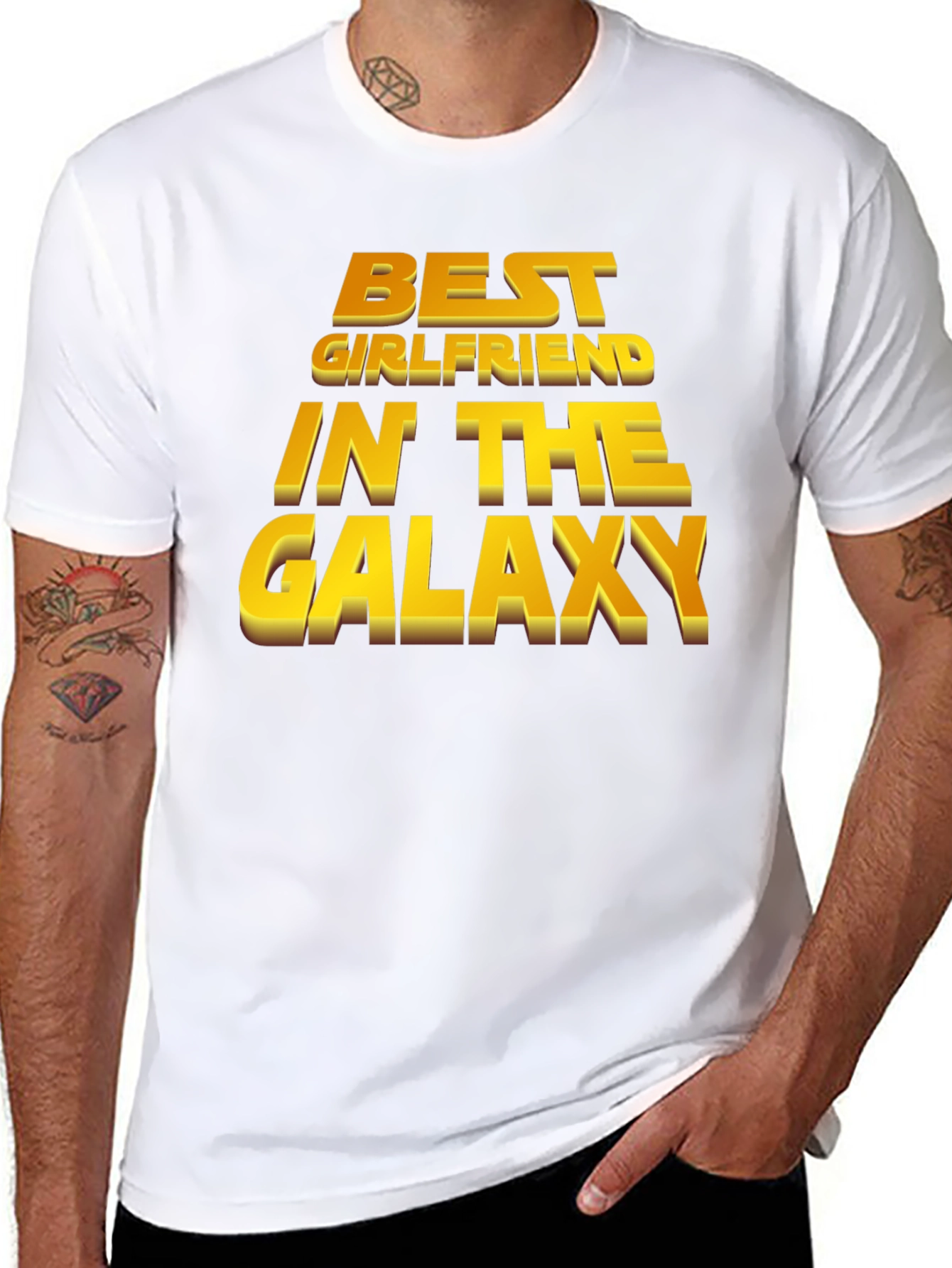 Best Girlfriend in the Galaxy Graphic Tee
