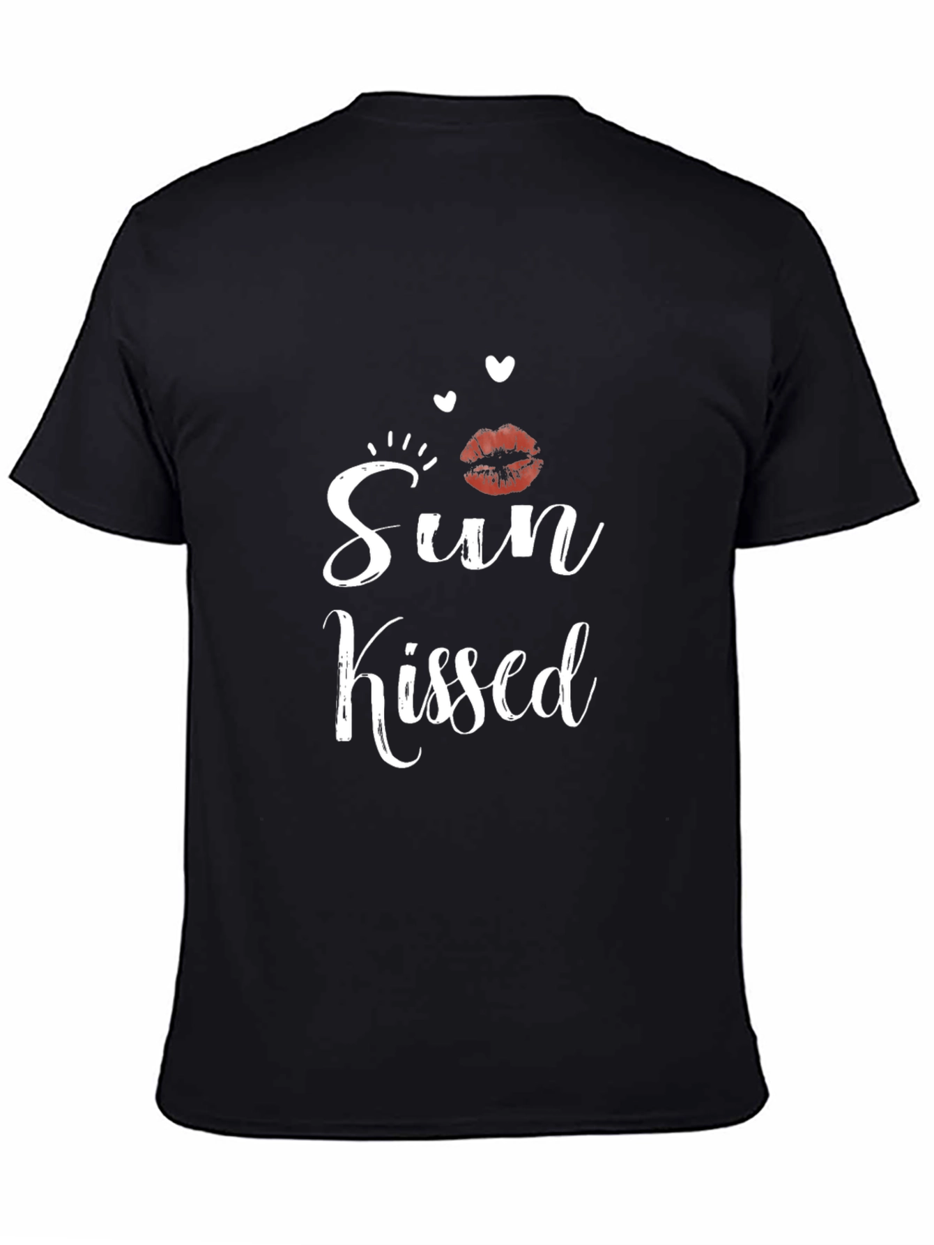 Sun Kissed Black Graphic T-Shirt