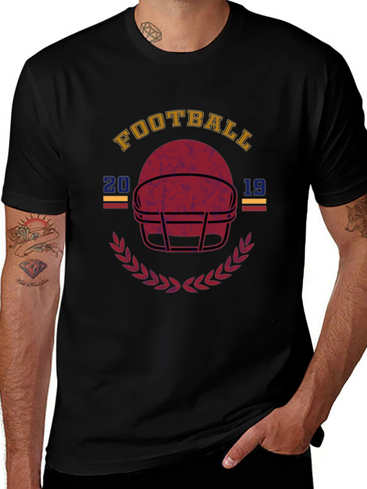 Vintage Football Helmet Graphic T-Shirt
