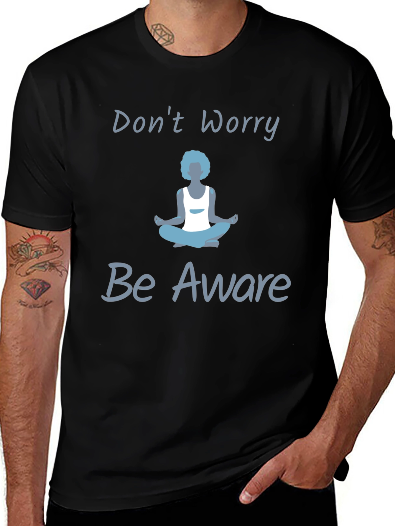 Zen Awareness Graphic Tee - Meditate In Style
