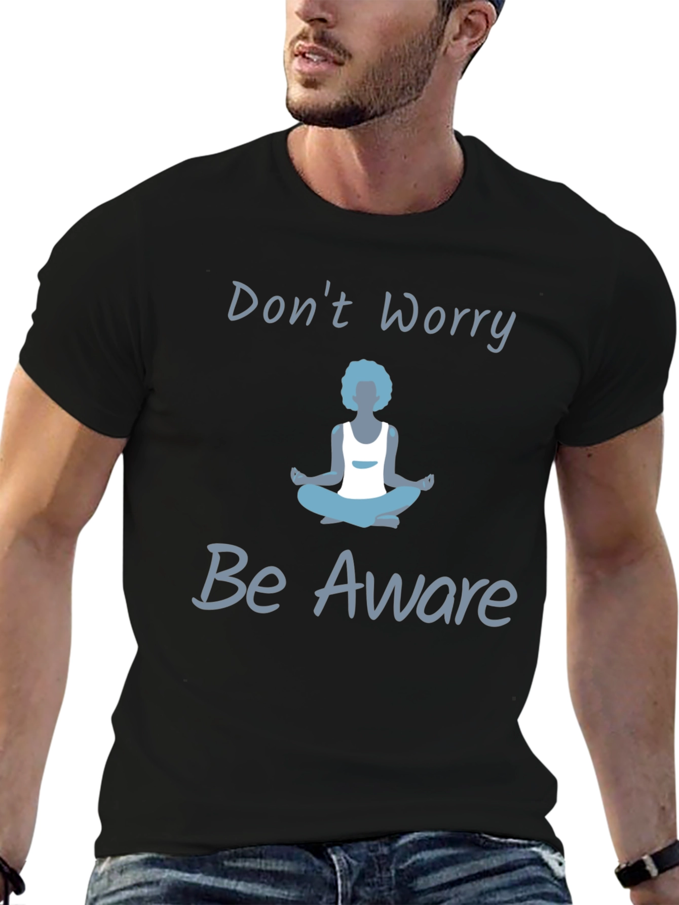 Zen Awareness Graphic Tee - Meditate In Style