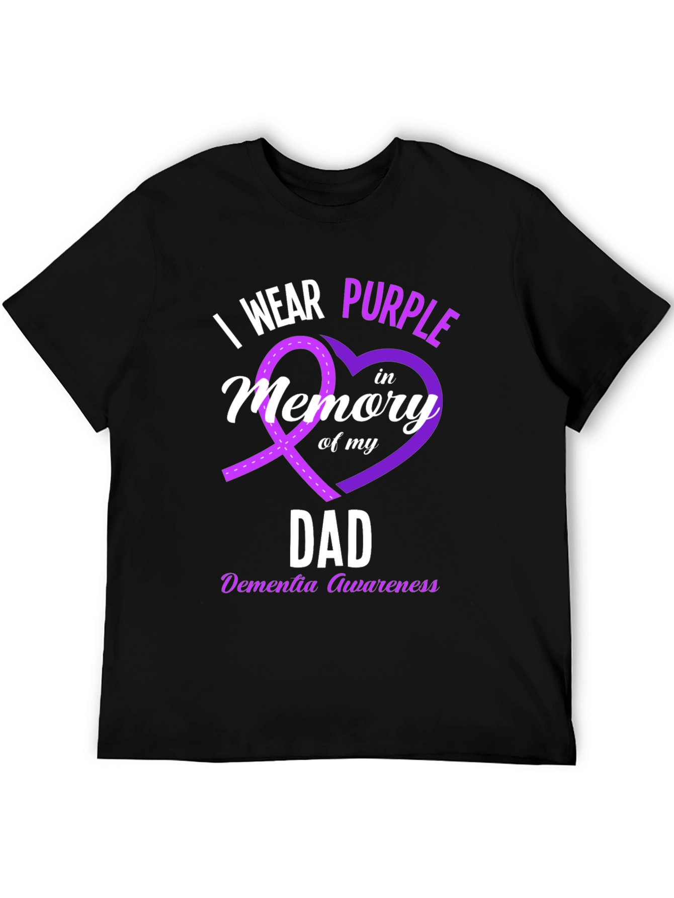 Purple Awareness Dad T-Shirt
