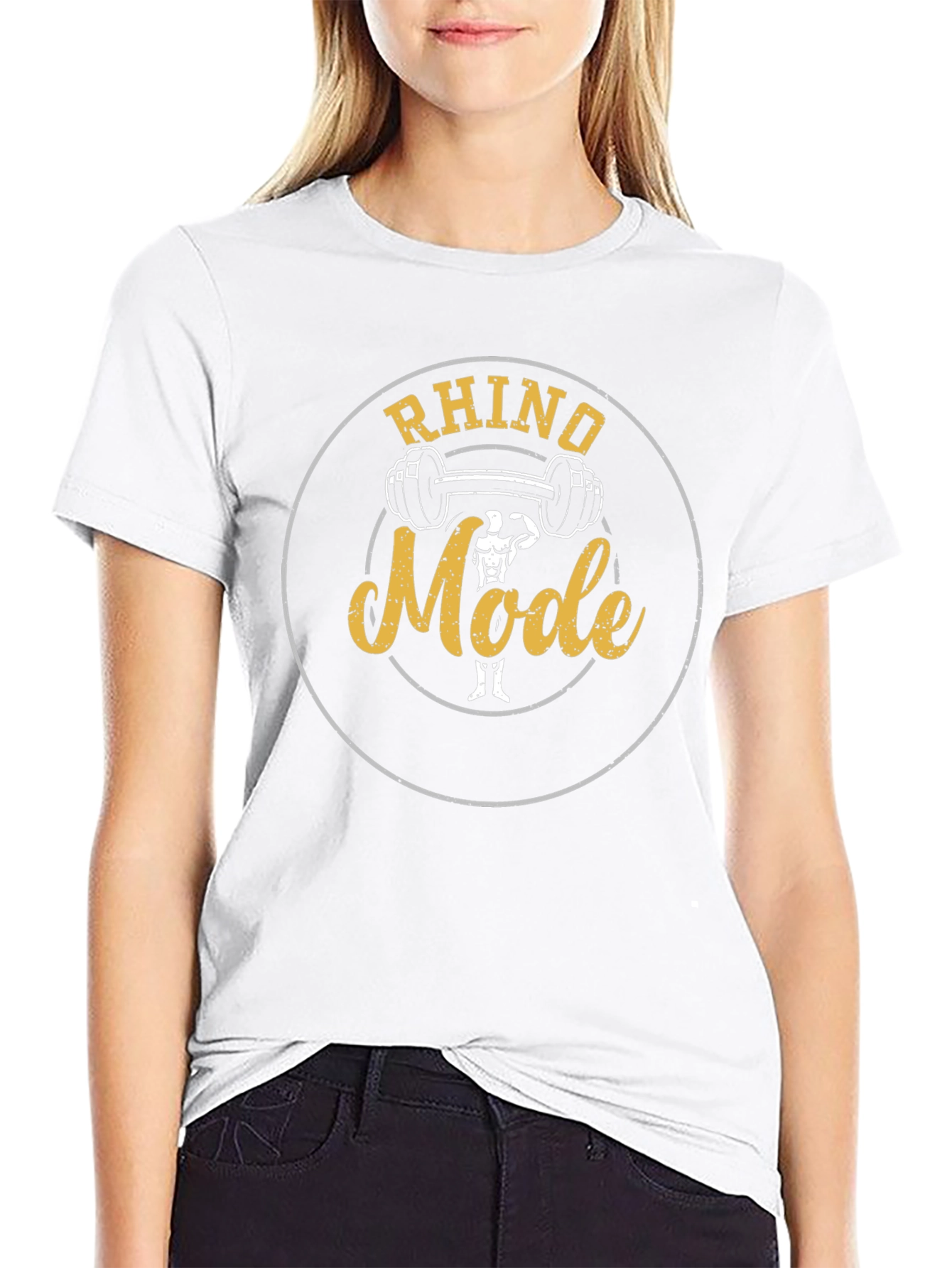 Rhino Mode Gym T-Shirt - Black