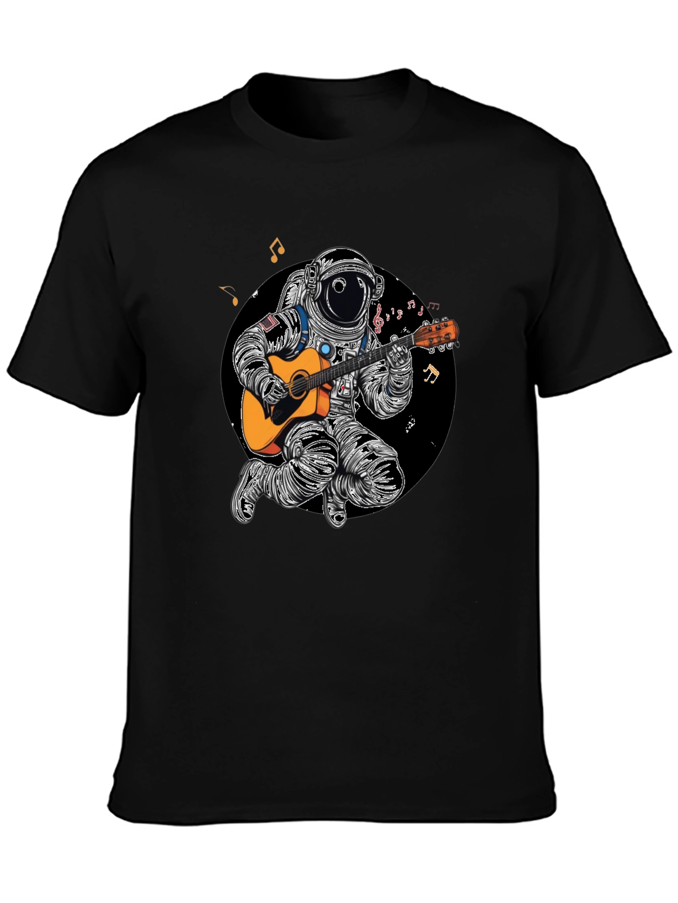 Astronaut Guitarist T-Shirt - Space Music Tee