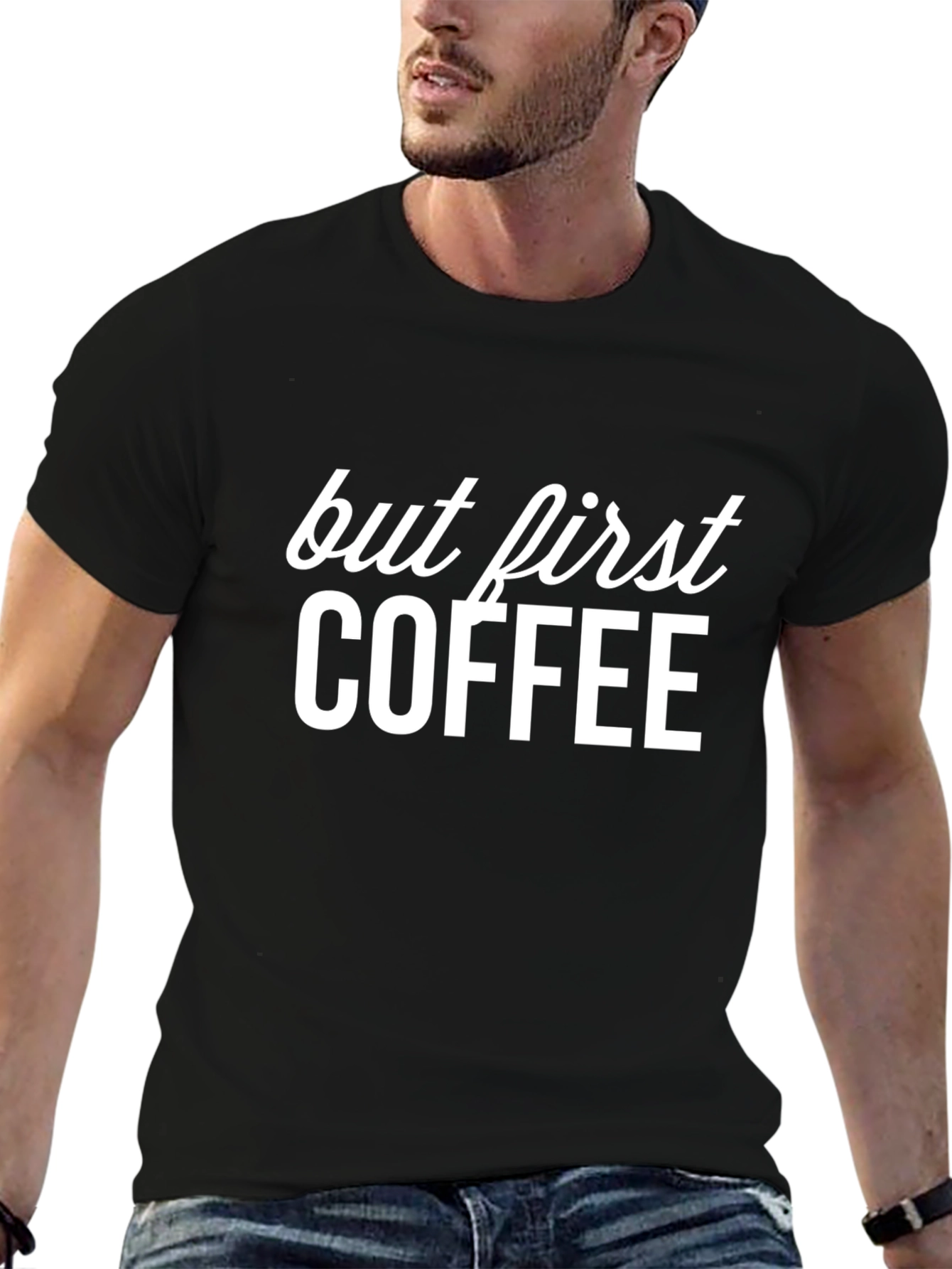 But First Coffee Graphic T-Shirt - Mens