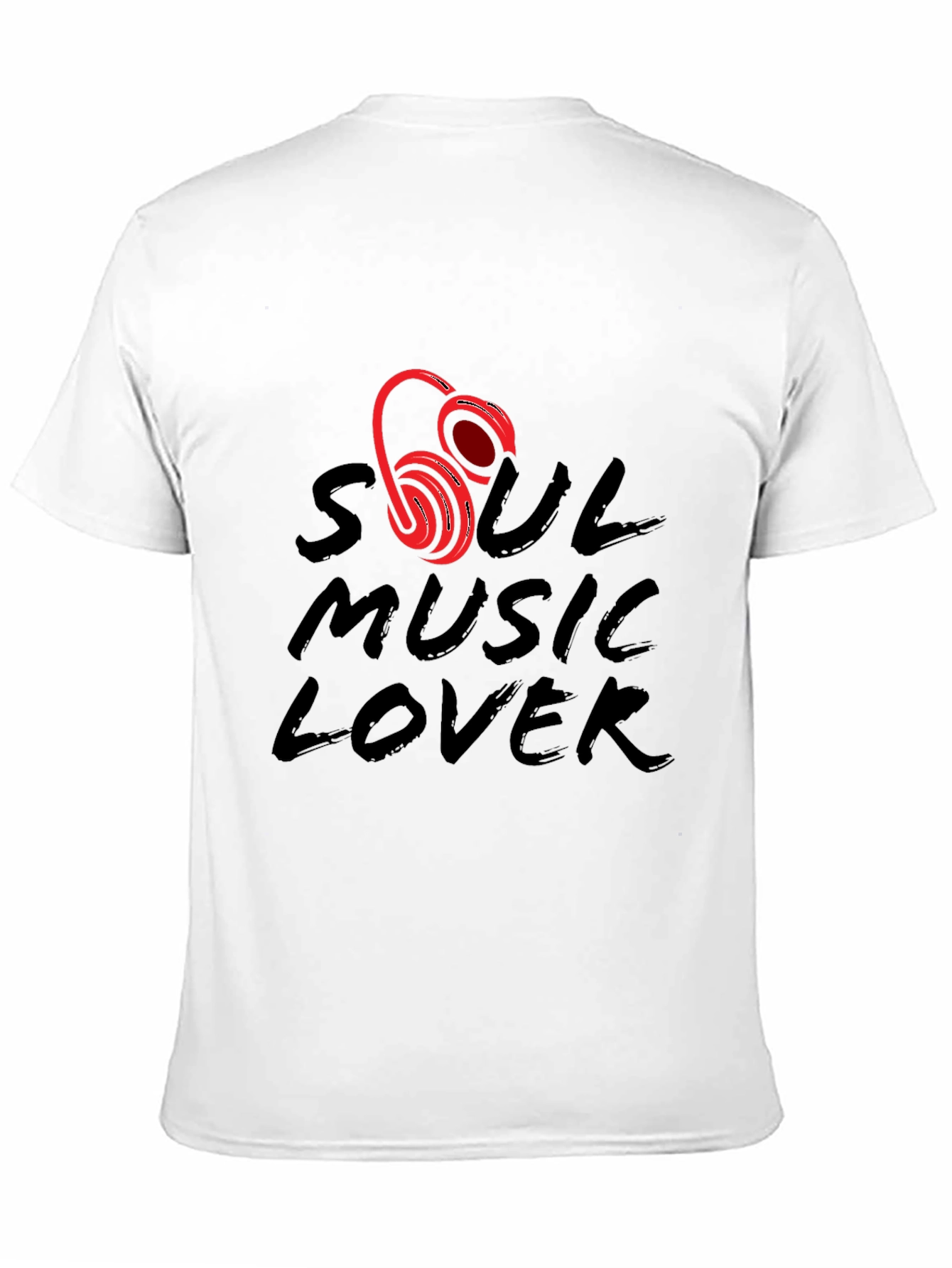 Soul Music Lover Graphic Tee - Black