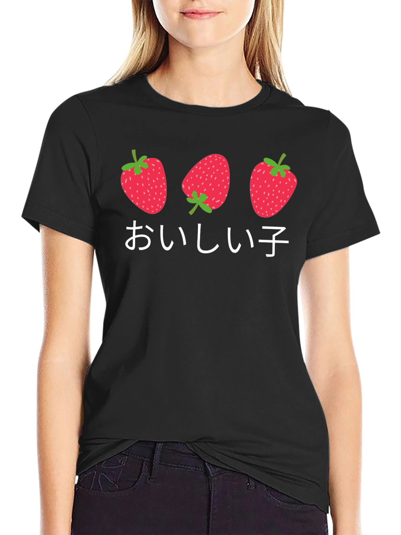 Strawberry T-Shirt - Kawaii Japanese Fruit Tee