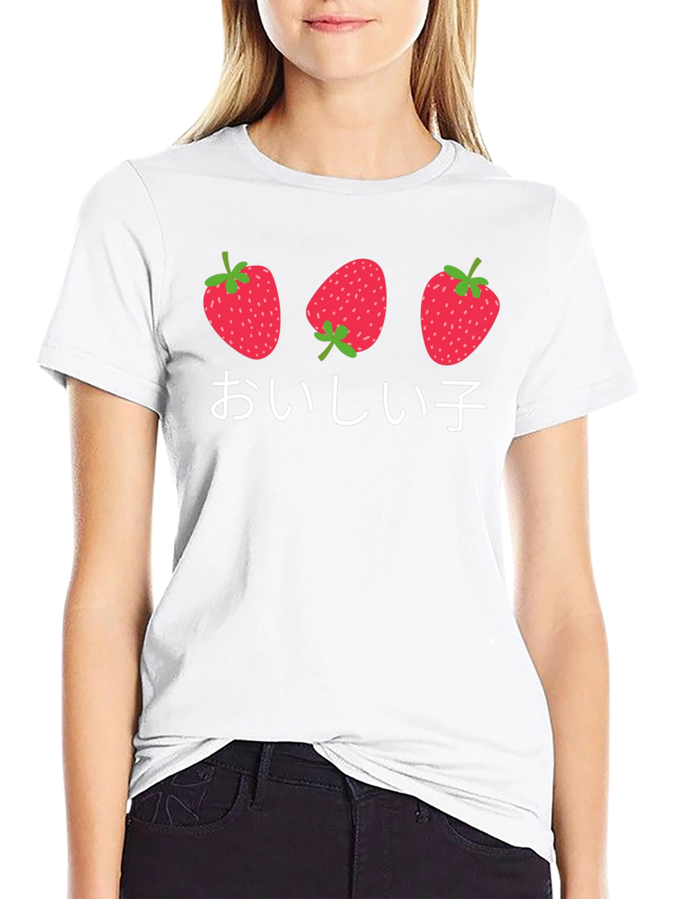 Strawberry T-Shirt - Kawaii Japanese Fruit Tee