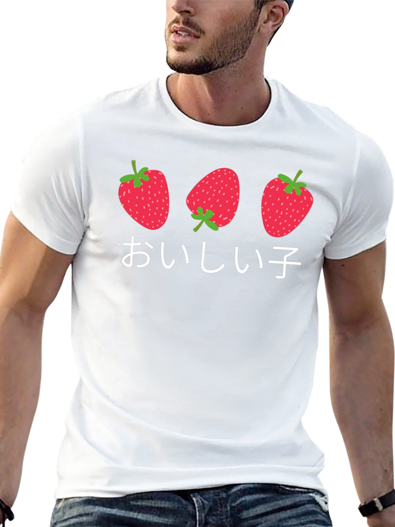 Strawberry T-Shirt - Kawaii Japanese Fruit Tee
