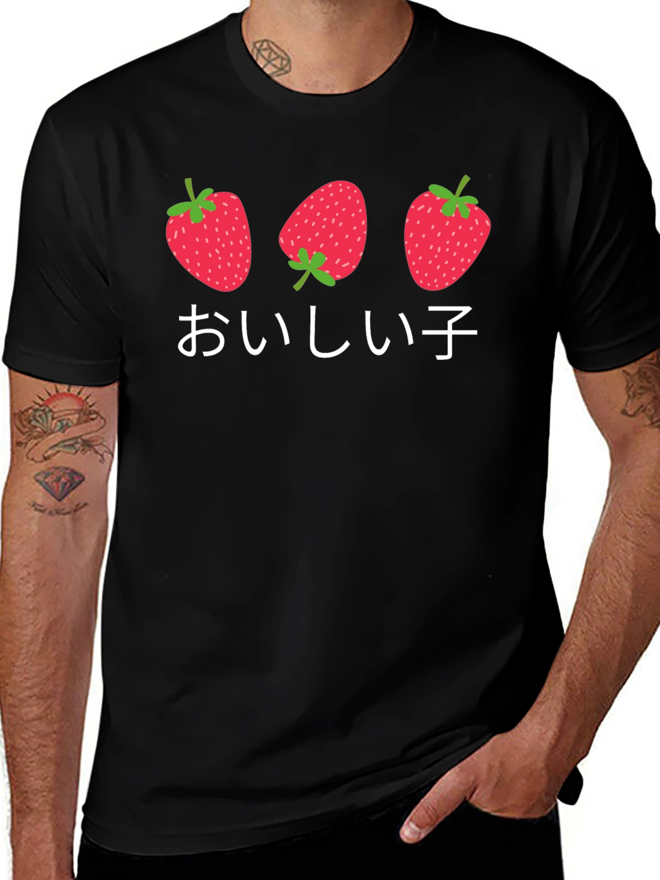 Strawberry T-Shirt - Kawaii Japanese Fruit Tee