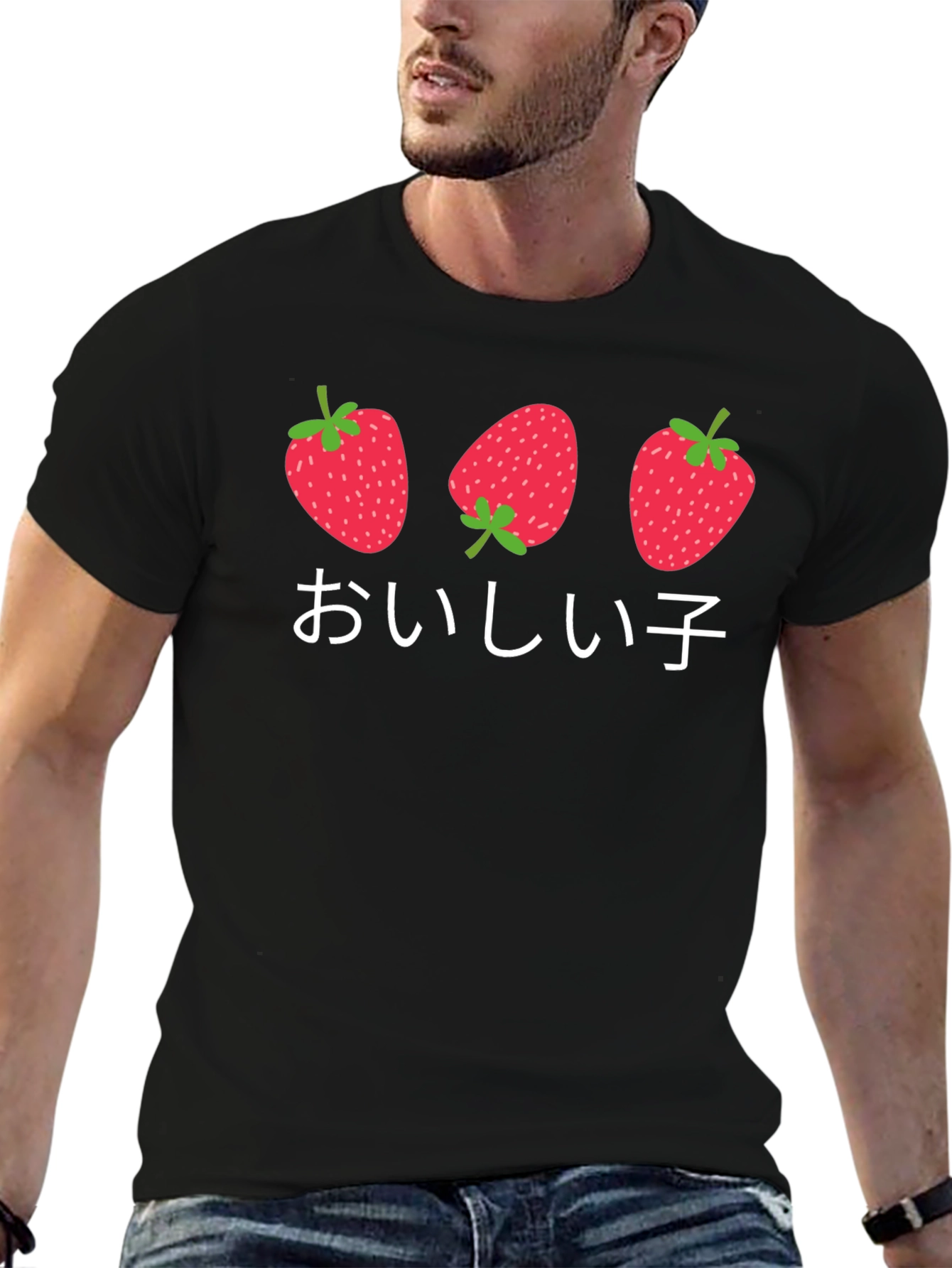 Strawberry T-Shirt - Kawaii Japanese Fruit Tee