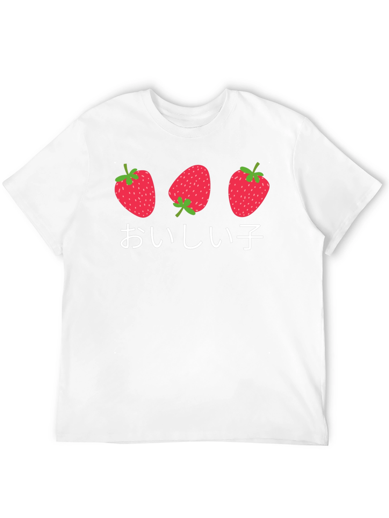 Strawberry T-Shirt - Kawaii Japanese Fruit Tee