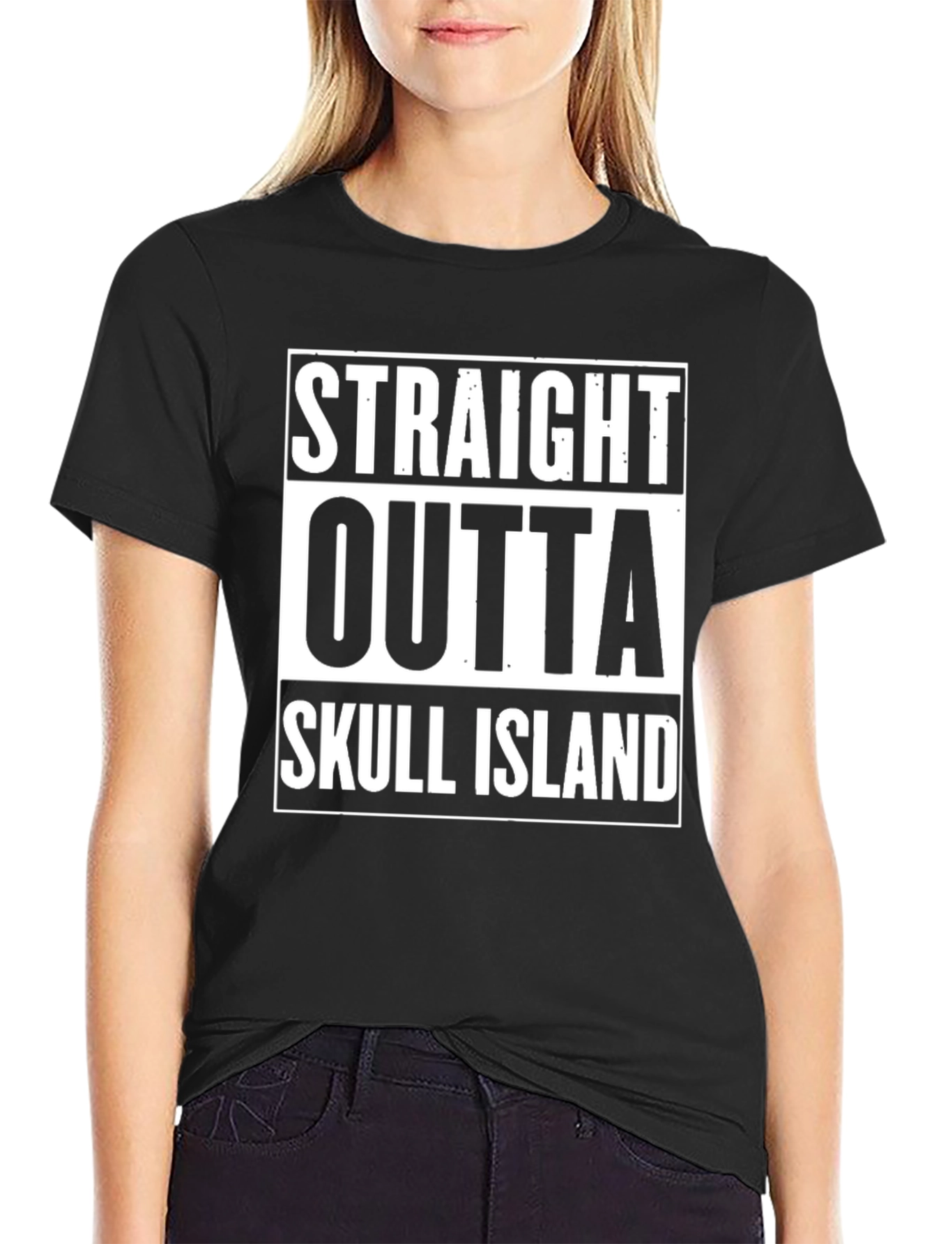 Straight Outta Skull Island Graphic T-Shirt